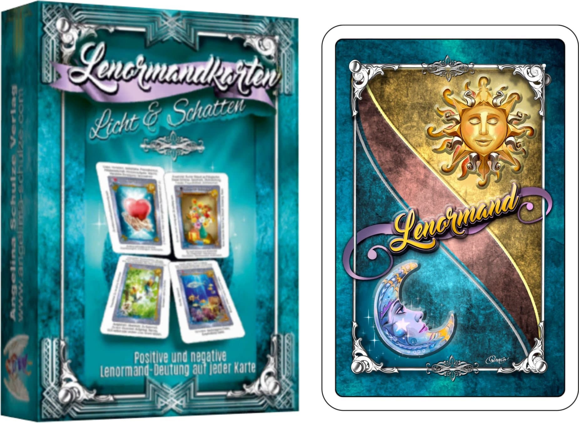 Angelina Schulze Lenormand Cards Light and Shadow – Positive and Negative Lenormand Interpretation on Each Card