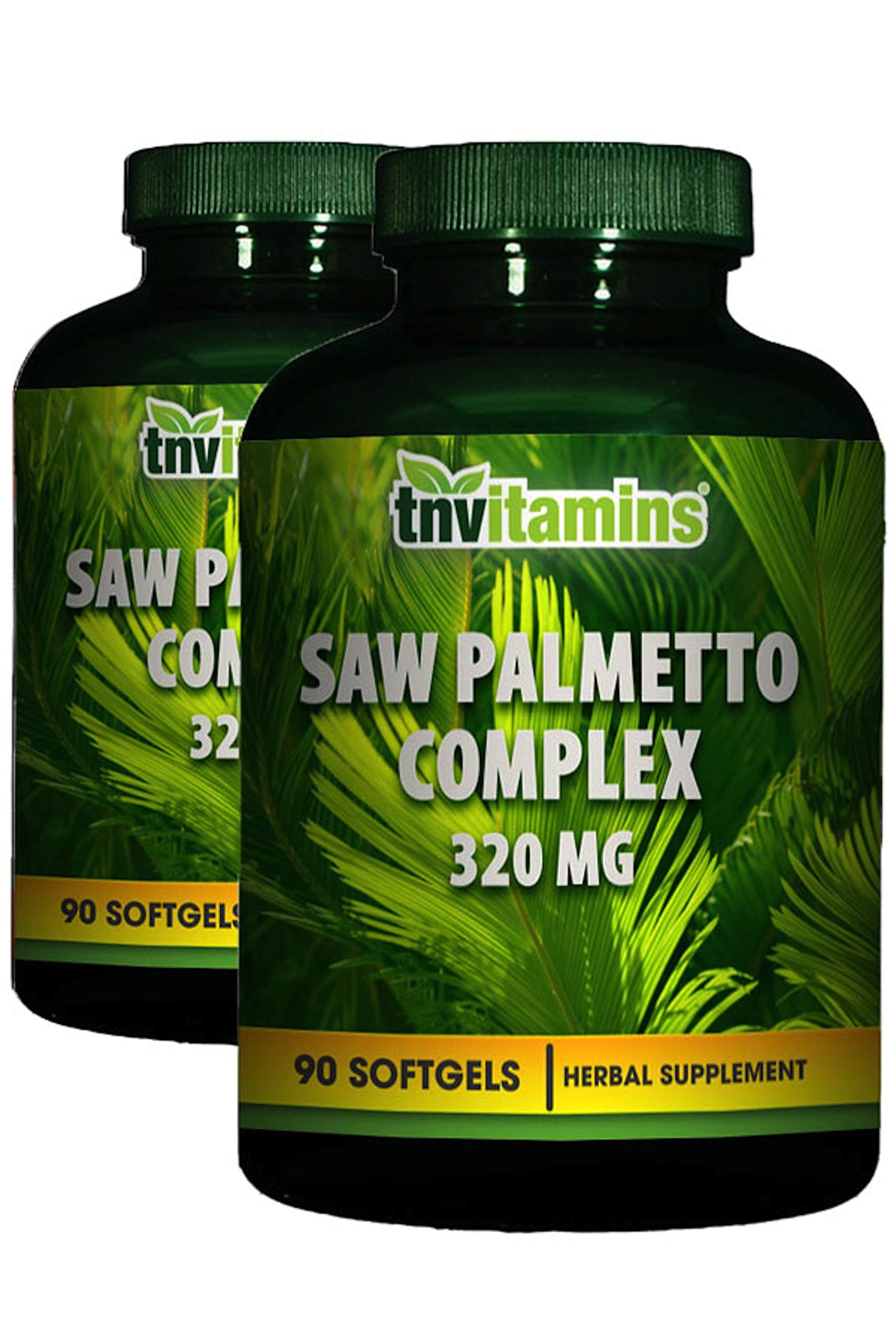 Saw Palmetto Complex with Pygeum by TNVitamins - 180 Softgels (2x90)