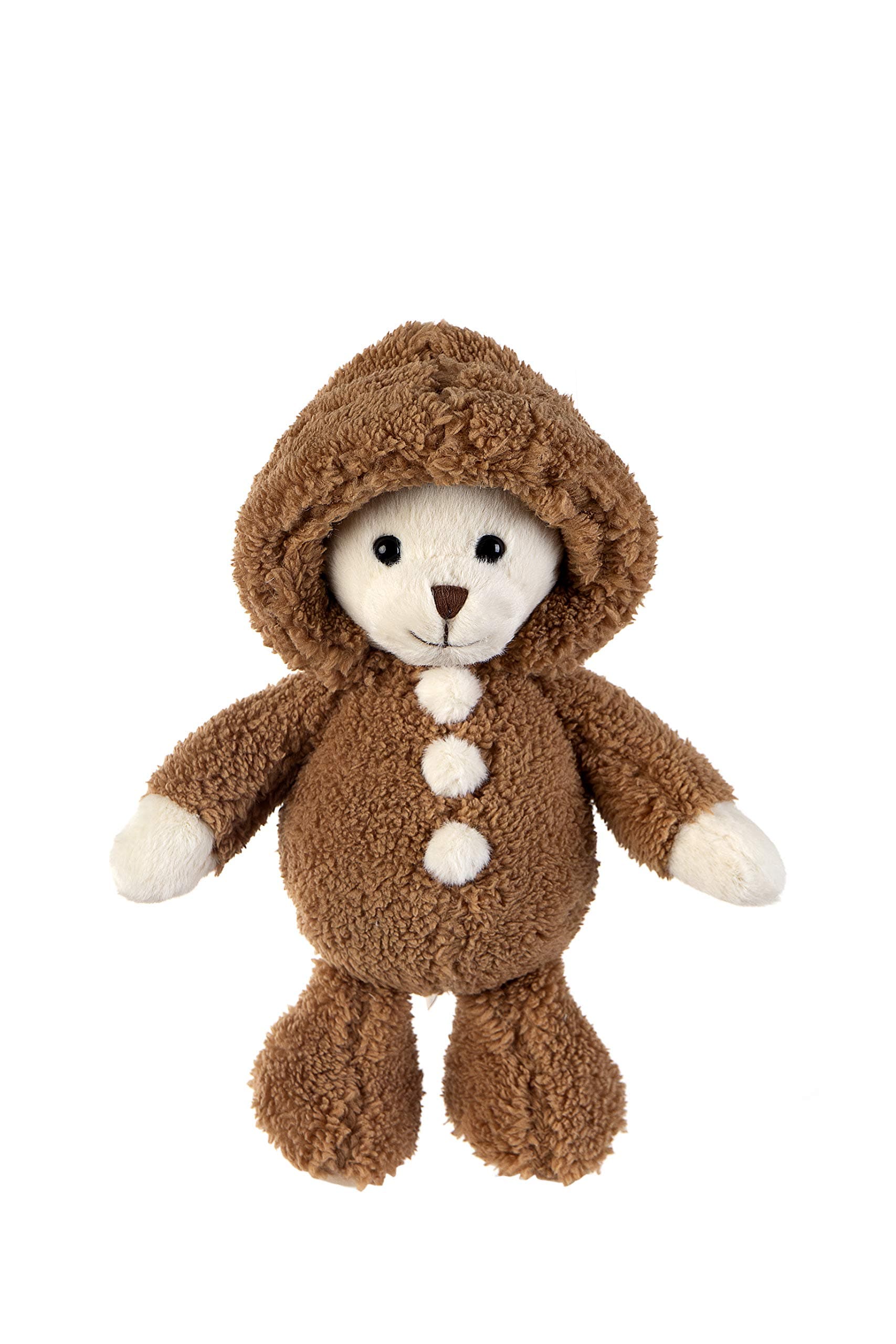 11inches Teddy Bear with Hoodie Stuffed Animal Plush,Plush Toy,Gifts for Kids(Brown)
