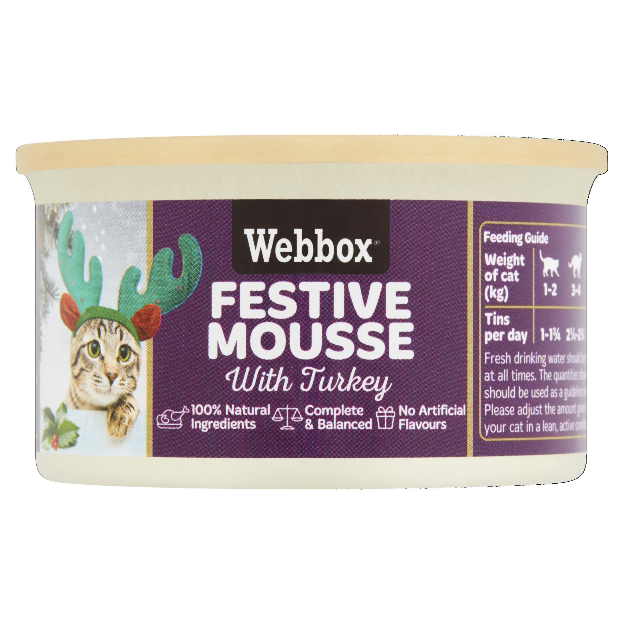 Webbox Festive Mousse with Turkey
