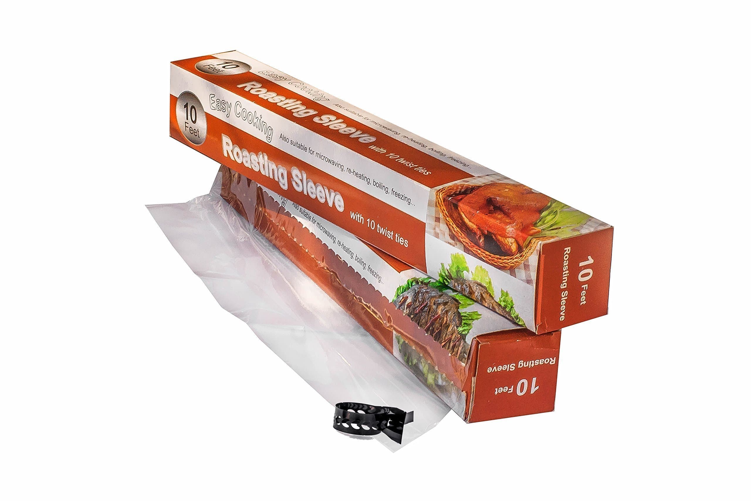 AWZ Products Multi-Purpose Oven Bags for Cooking - Works Great for Cooking, Roasting, Baking & Brining Chicken, Meat, Seafood & Vegetables - 10ft x12in - Up to 10 uses - Good for Juicy Dinner