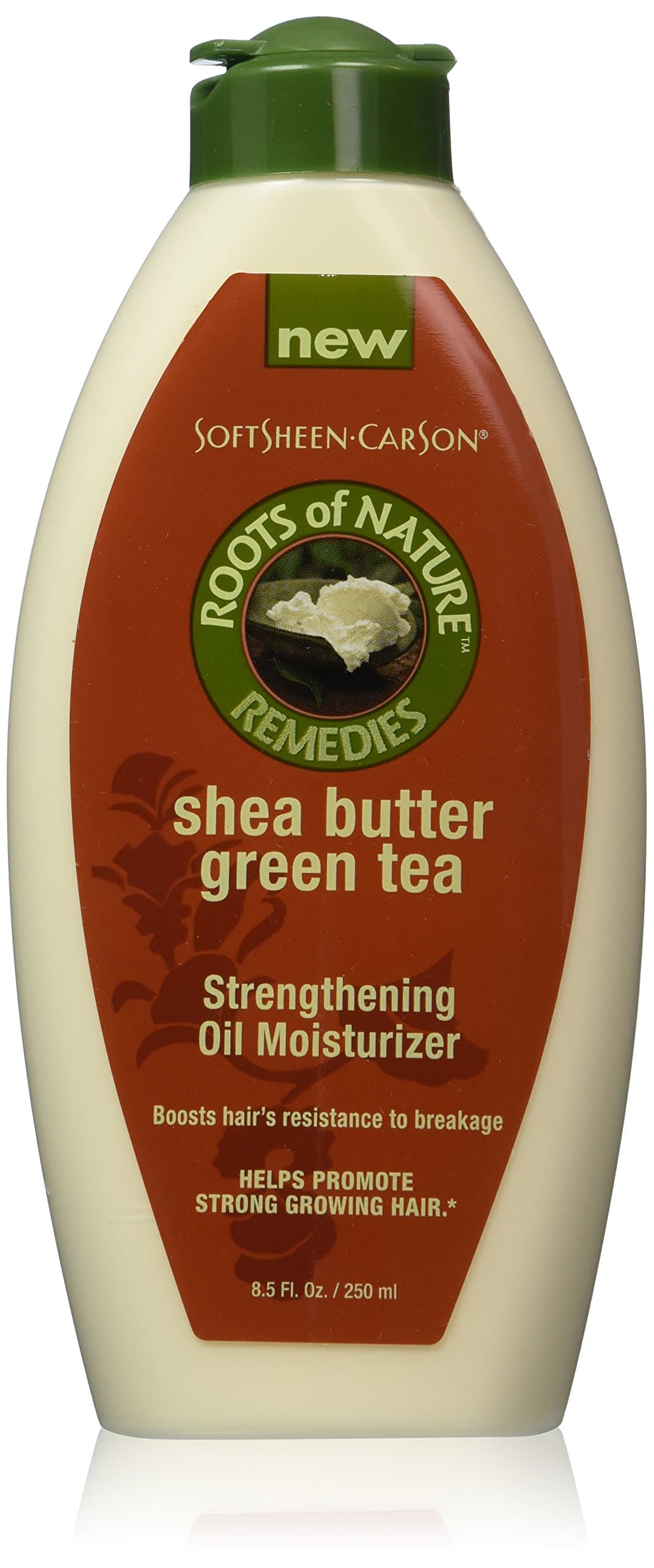 Roots Of Nature Strengthening Oil Moisturizer With Green Tea and Shea Butter, 8.5 oz
