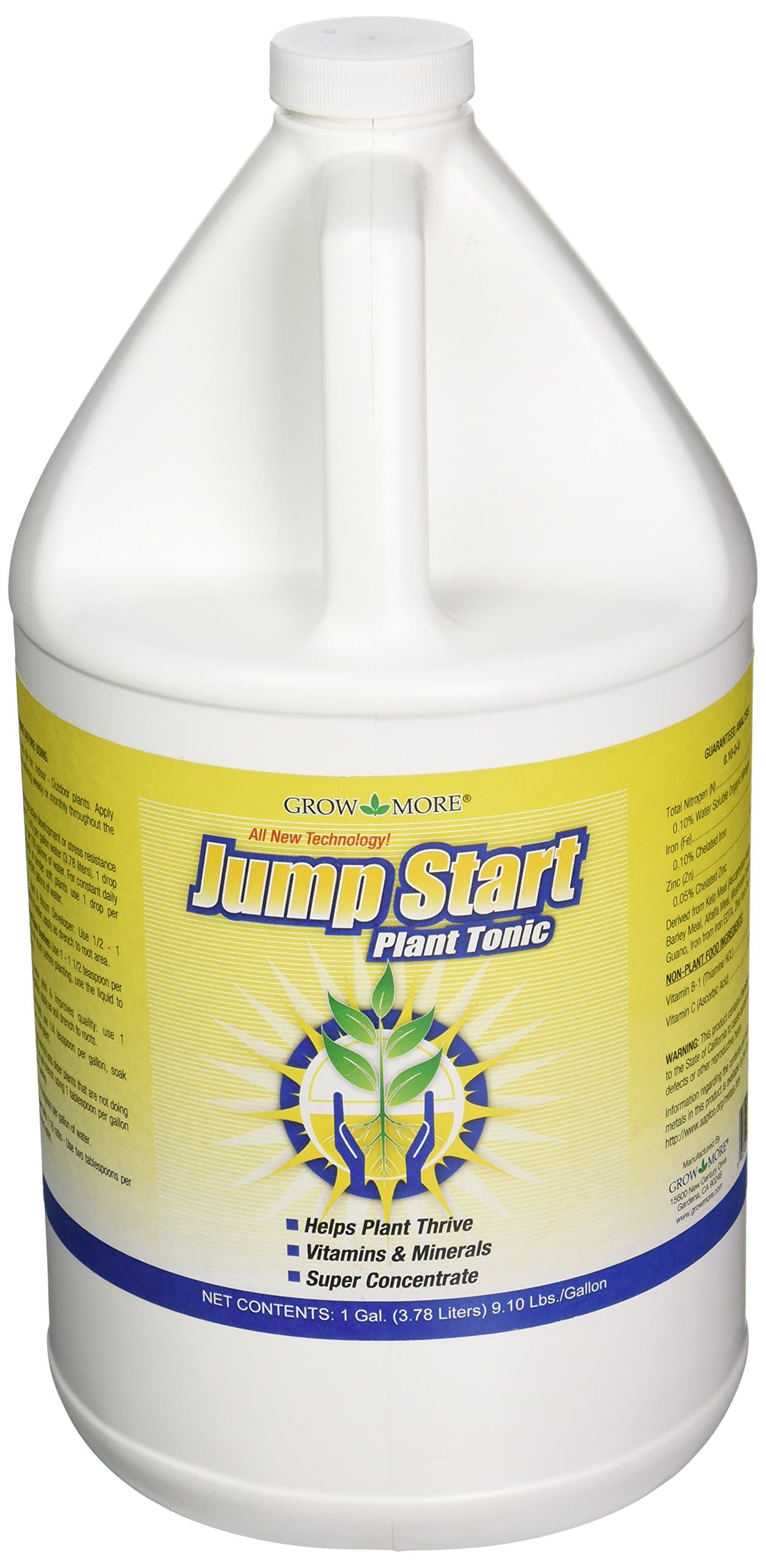 Grow More 7437 Jump Start Plant Tonic, 1-Gallon