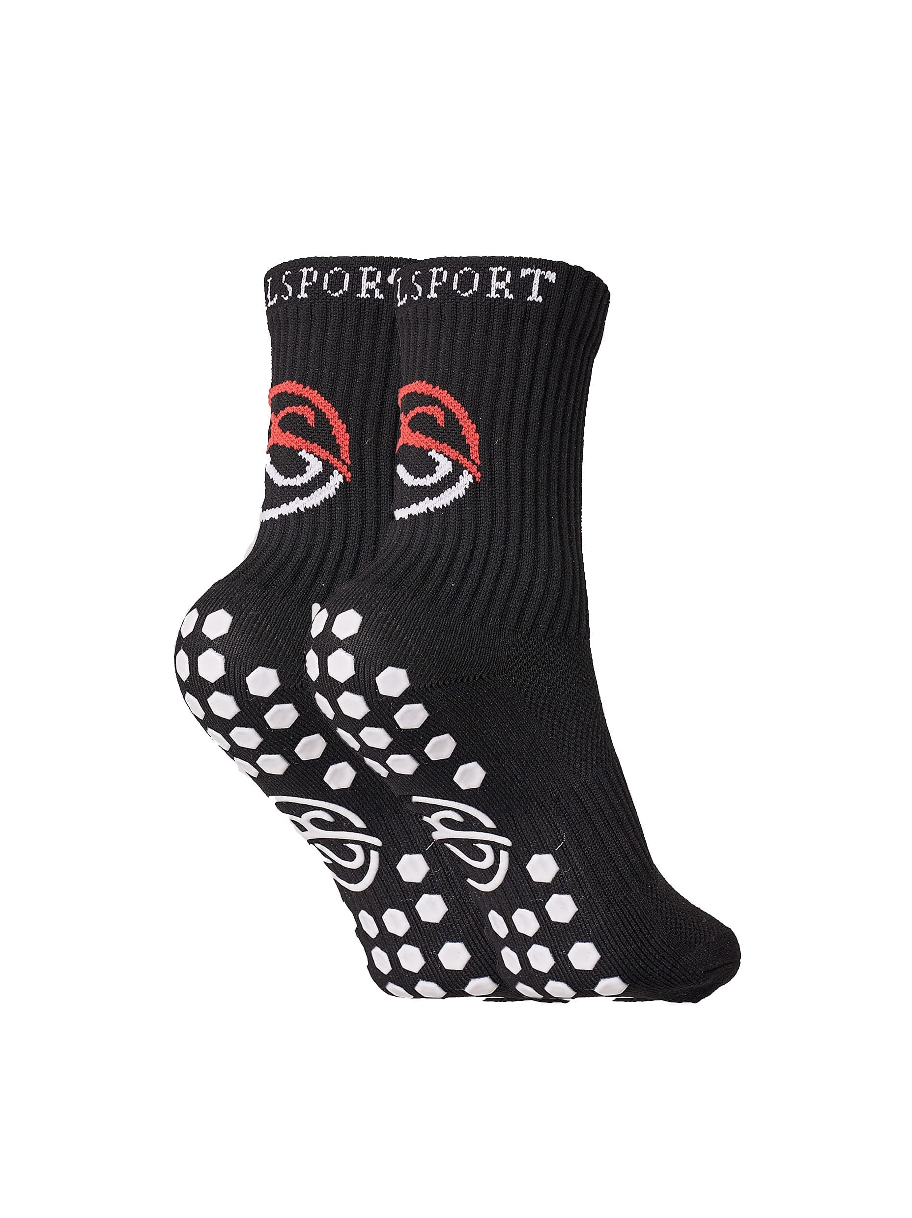 Rival Sports Anti Slip Grip Socks, Non slip Football/Cricket/Hockey/Athletic Socks