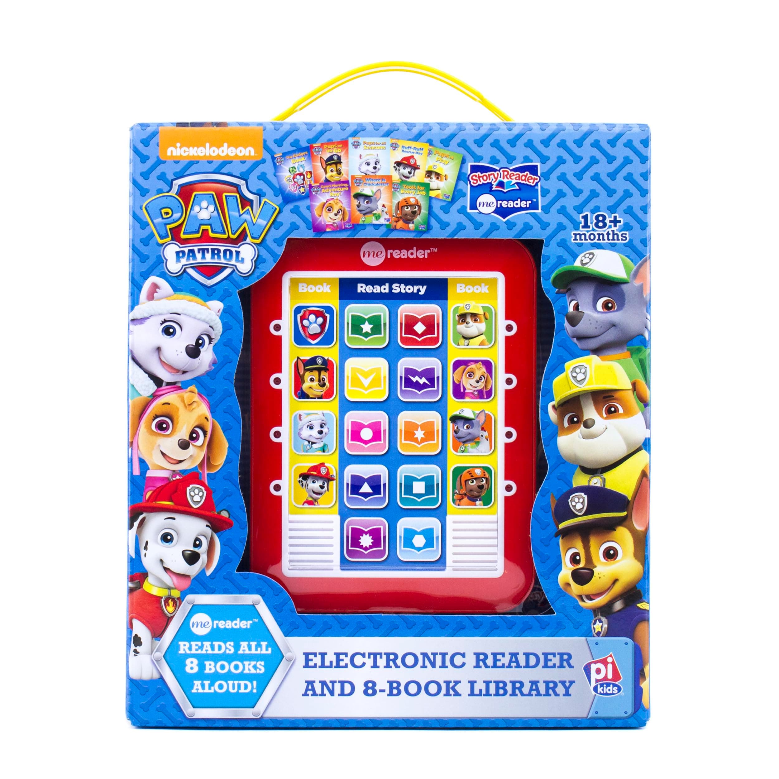 Nickelodeon Paw Patrol Chase, Skye, Marshall, and More! - Me Reader Electronic Reader and 8 Sound Book Library - PI Kids: Me Reader: Electronic Reader and 8-Book Library