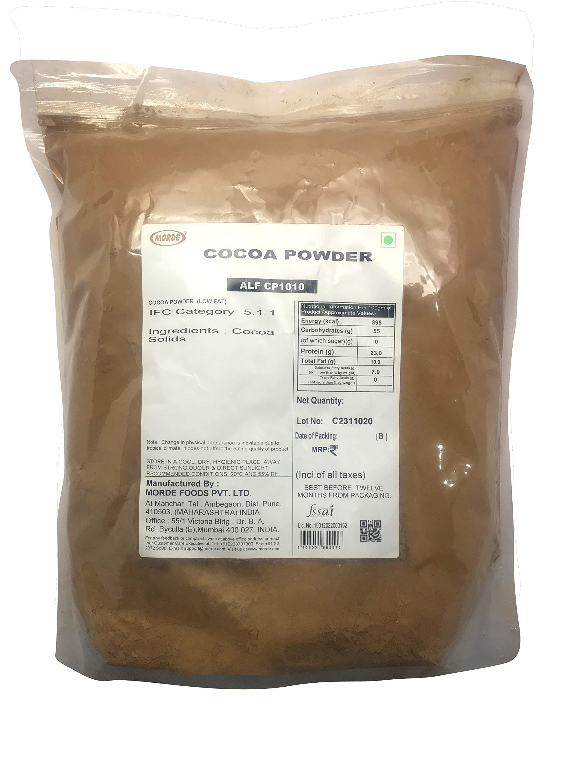 Bakers King Morde Cocoa Powder for Baking Cake Making Chocolate Shake Gluten Free Unsweetened ( Pack of 1 ) (250 gm)