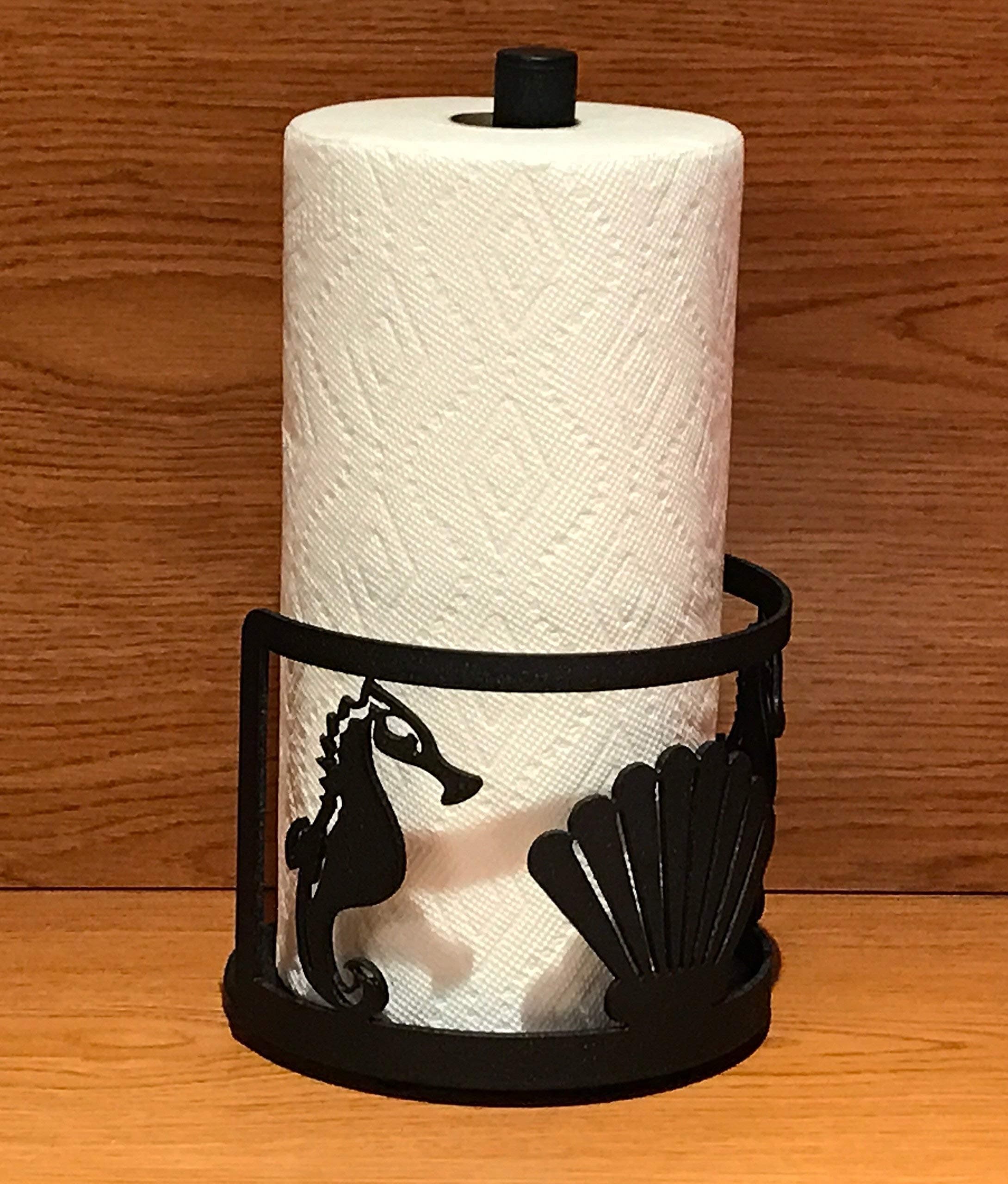 Made in USA Sea Life Themed Steel Paper Towel Rack