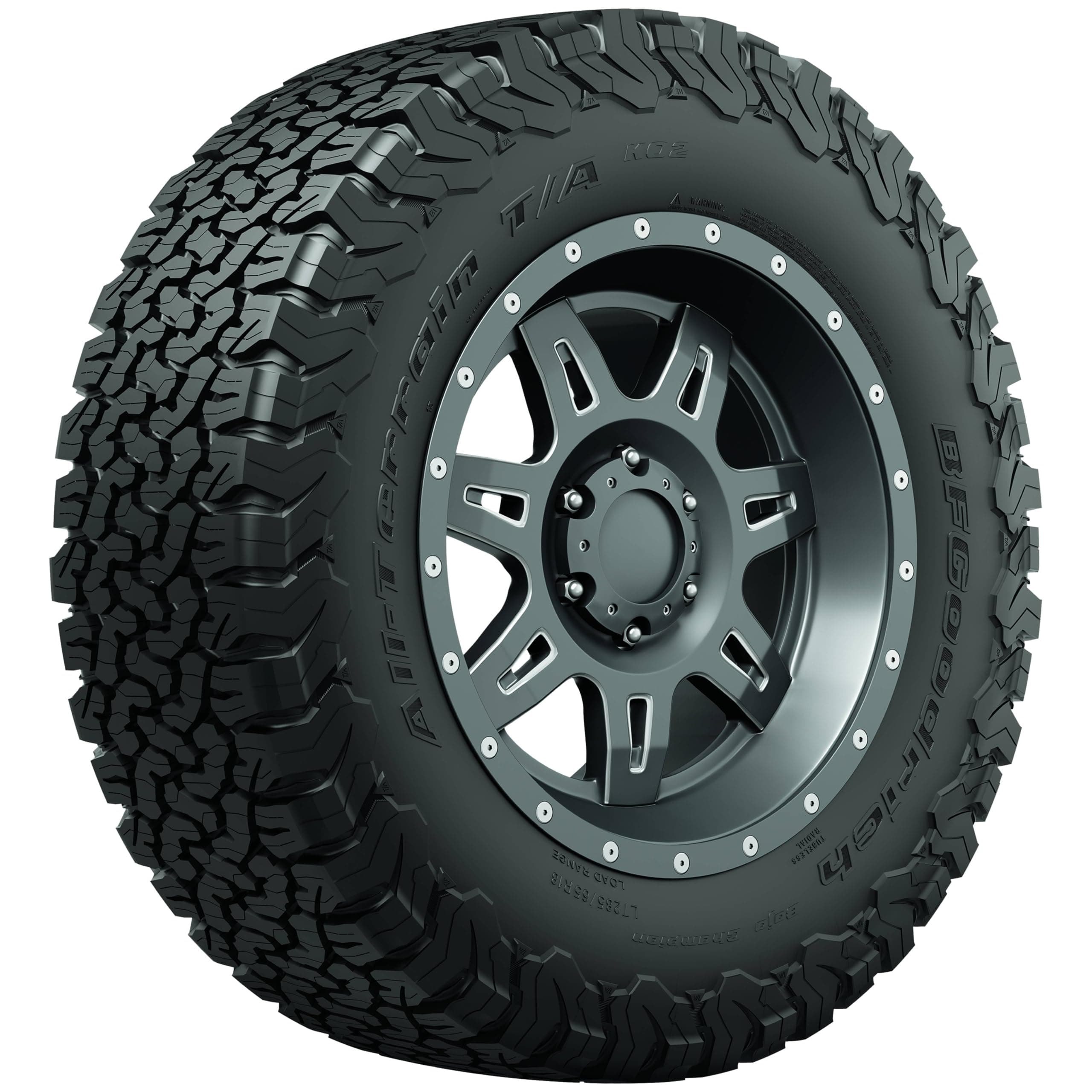 BFGoodrich All Terrain T/A KO2 Radial Car Tire for Light Trucks, SUVs, and Crossovers, LT215/65R16/D 103/100S