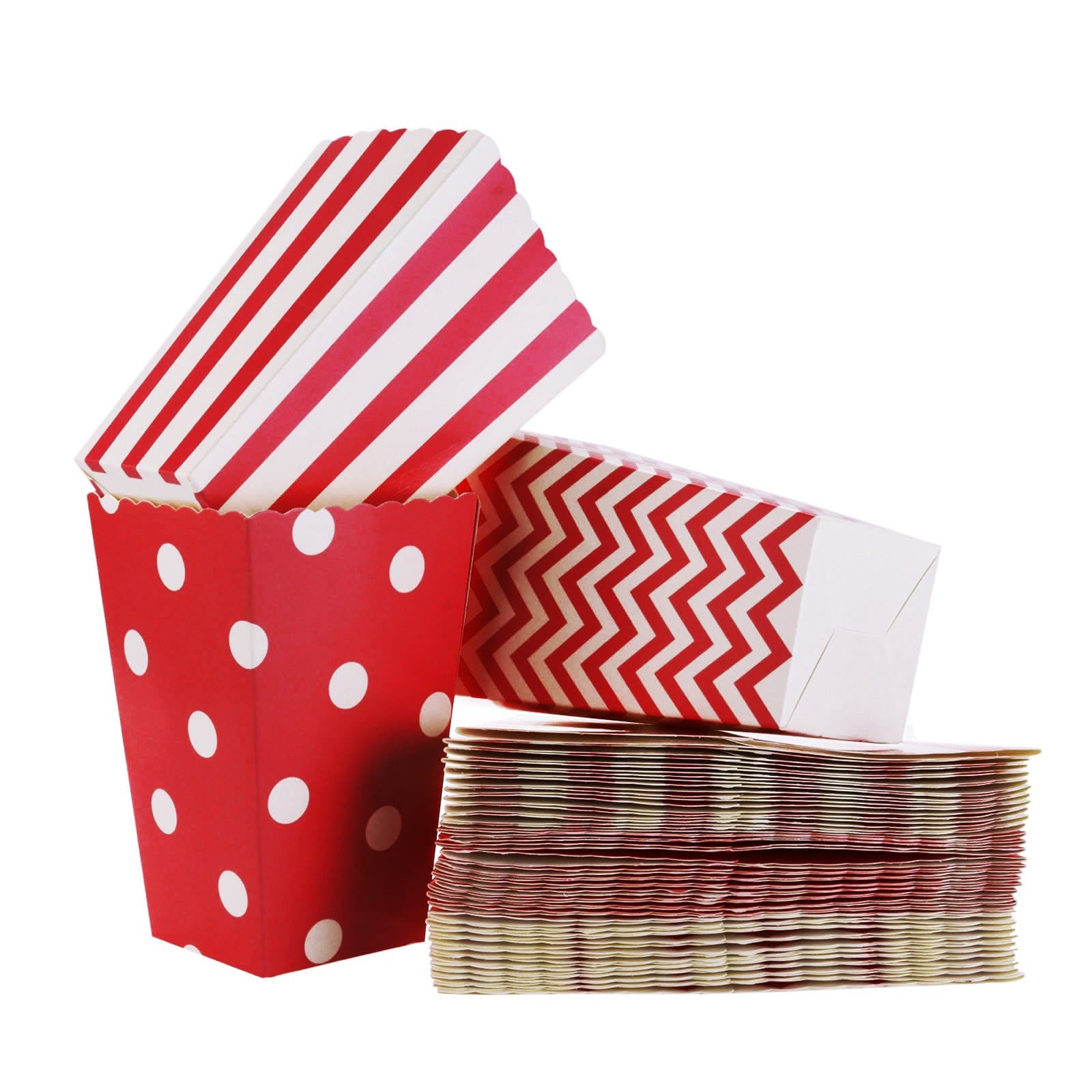 FLOWOWPopcorn Boxes red