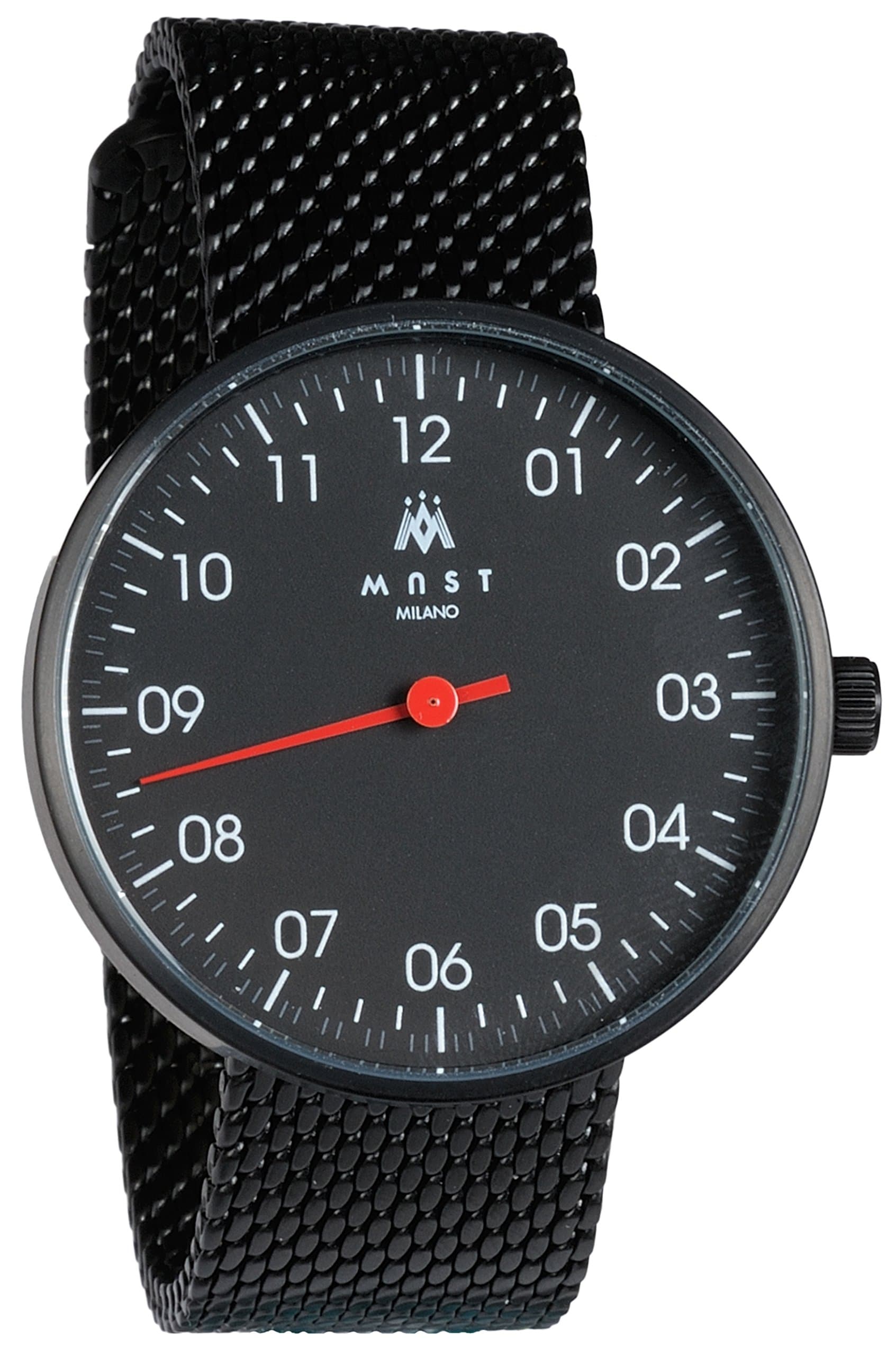 MAST MILANO BK201BK01-SS-UNO - One Hand Man Watch Ultra Slim