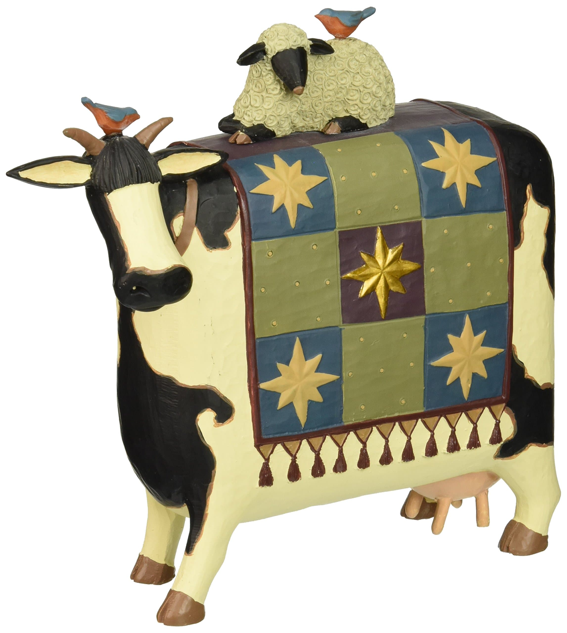 Stars of Wonder Nativity Cow with Sheep on Back Figurines