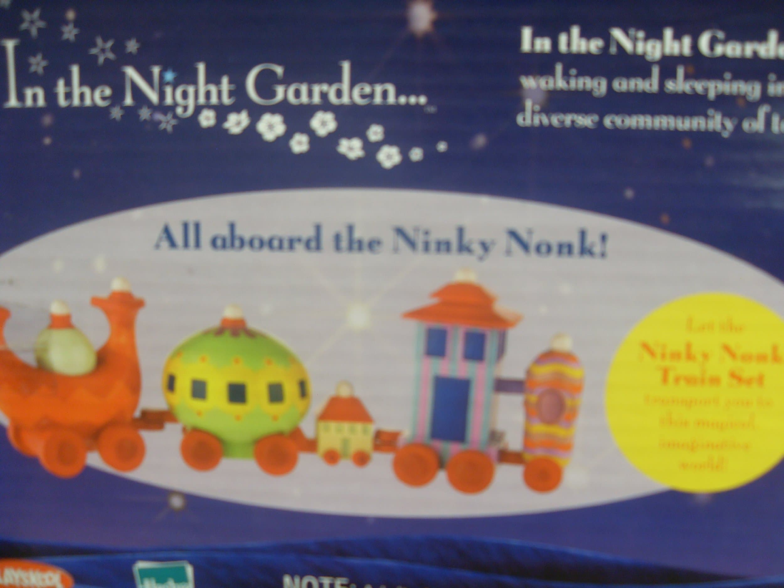 In the night garden, Ninky Nonk push along mini train set