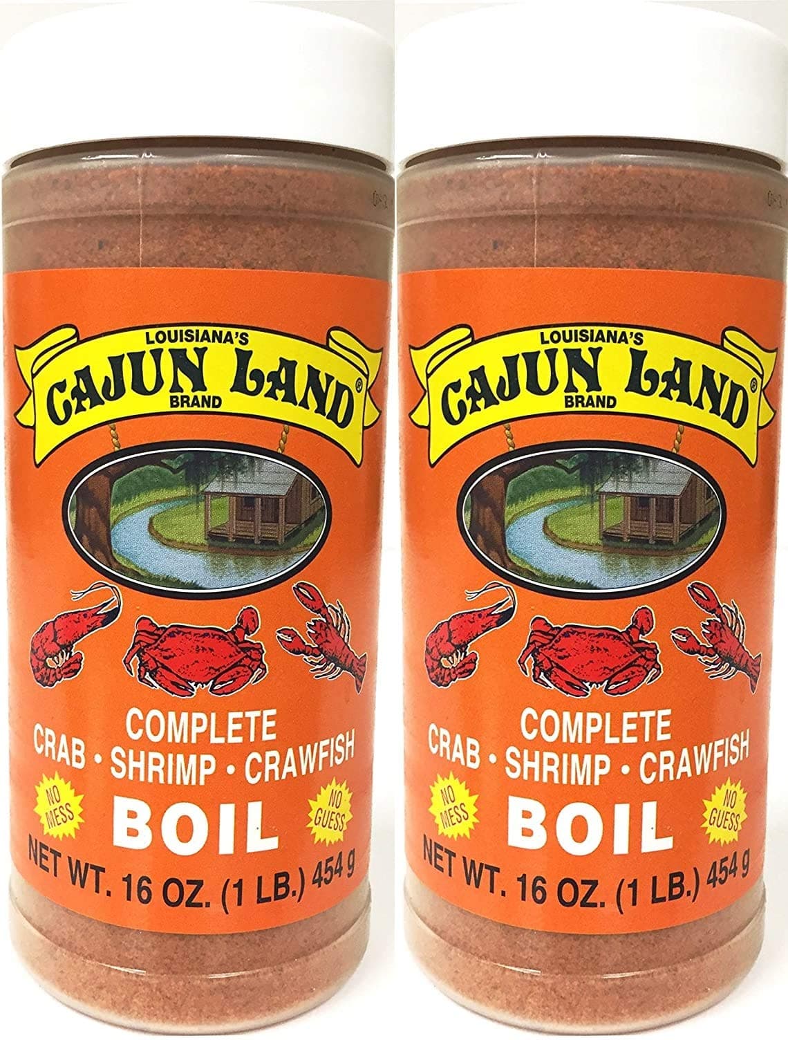 Cajun Land Complete Crab Shrimp Crawfish Boil 1 Pound (2 Pack)