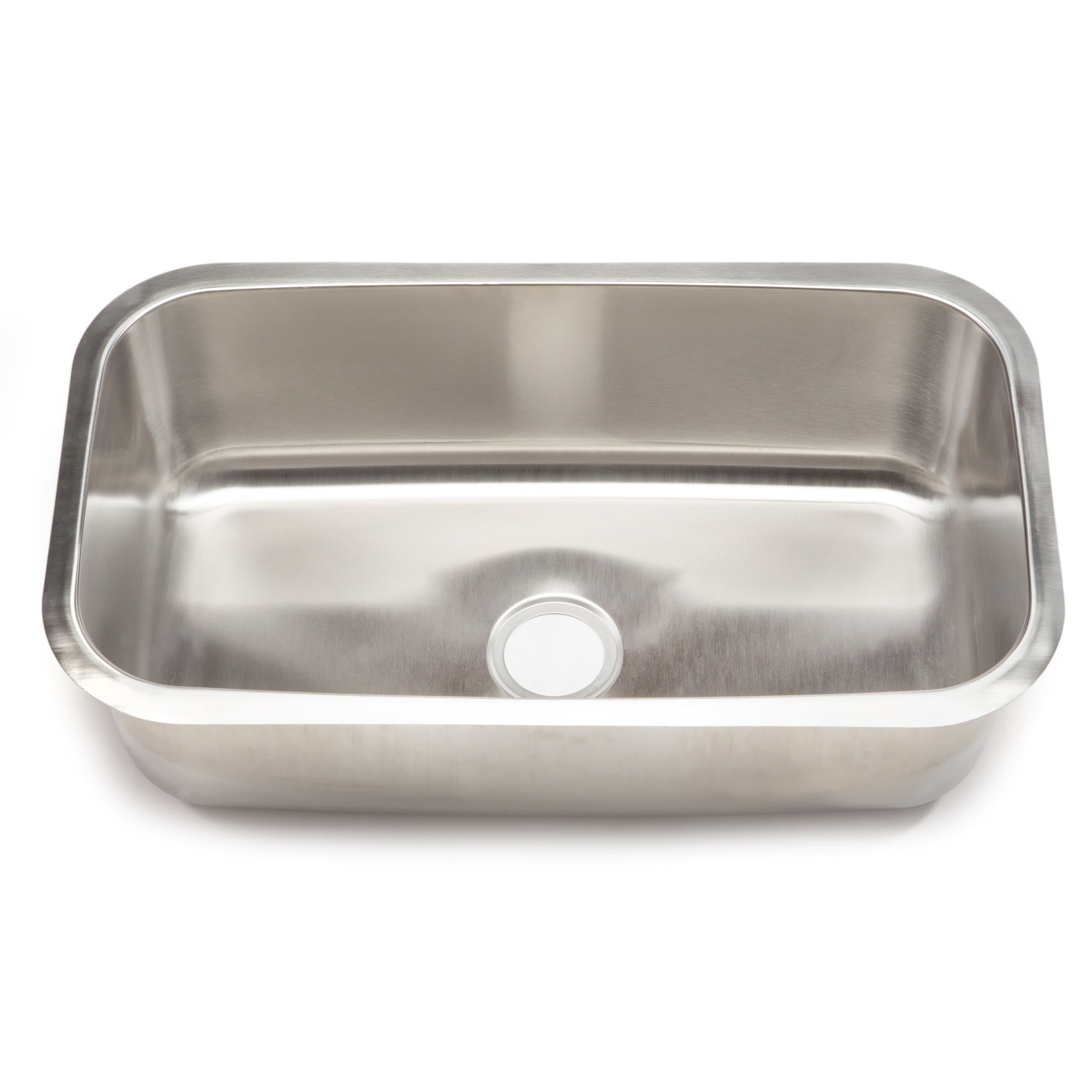 Clark Stainless SS049 31.5-Inch Undermount Single Bowl, X-Large