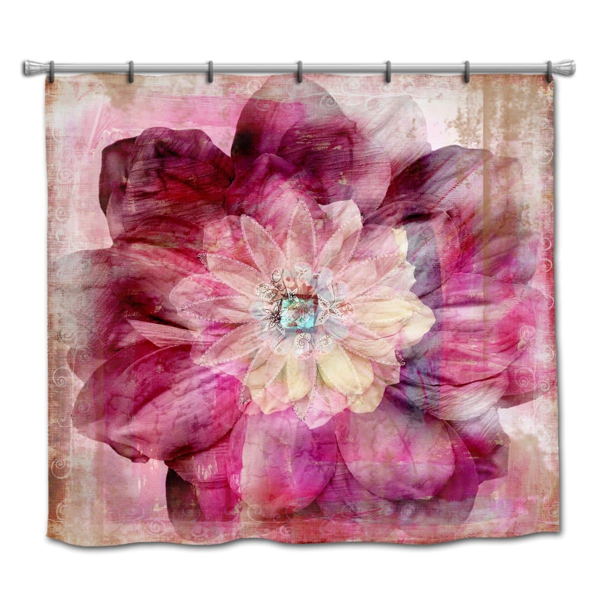 Designology Gypsy Bohemian Shower Curtain - 70" X 70"