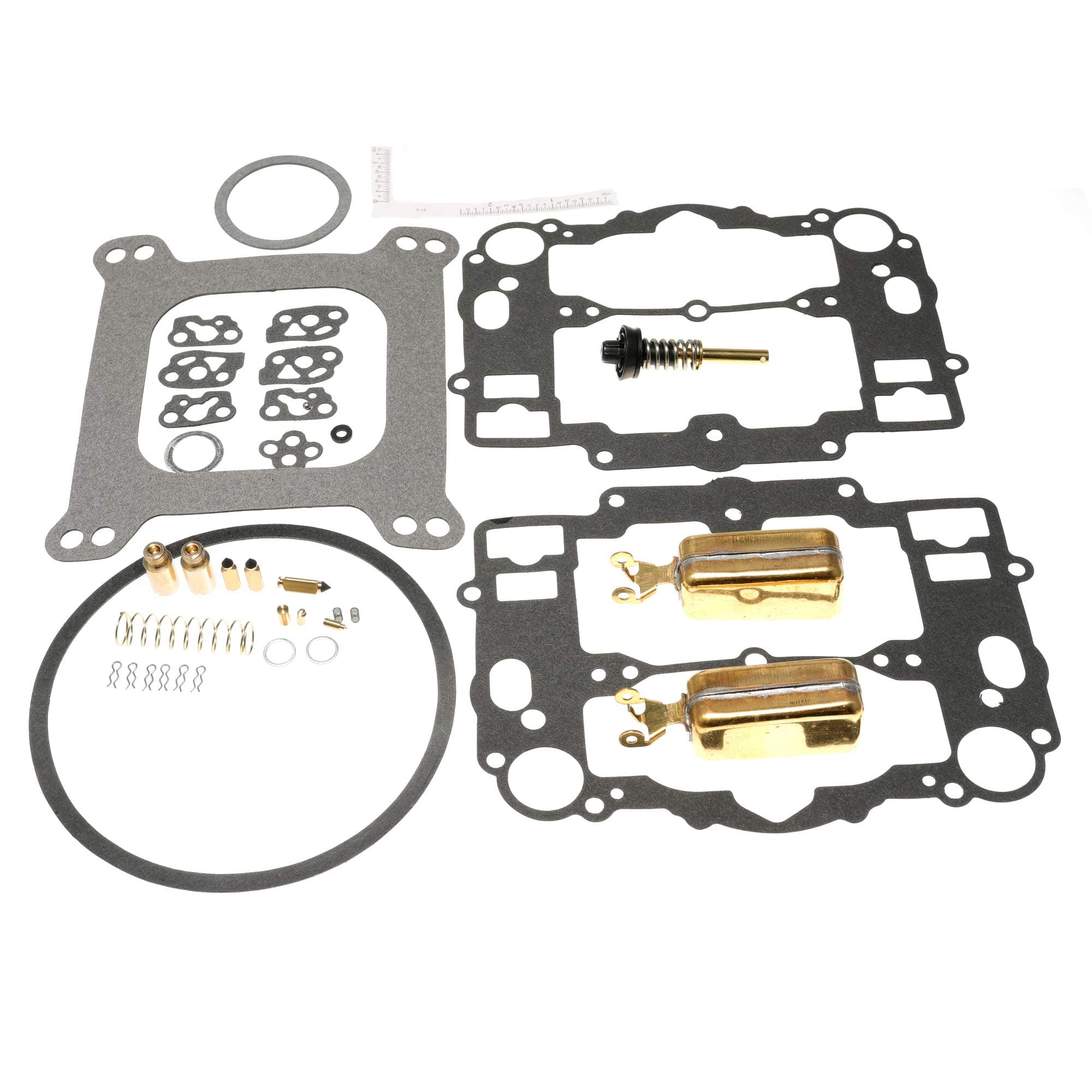 Carburetor Rebuild Kit for Edelbrock 1400 1404 1405 1406 1407 1409 1411 1477 (With 2 Brass Floats)