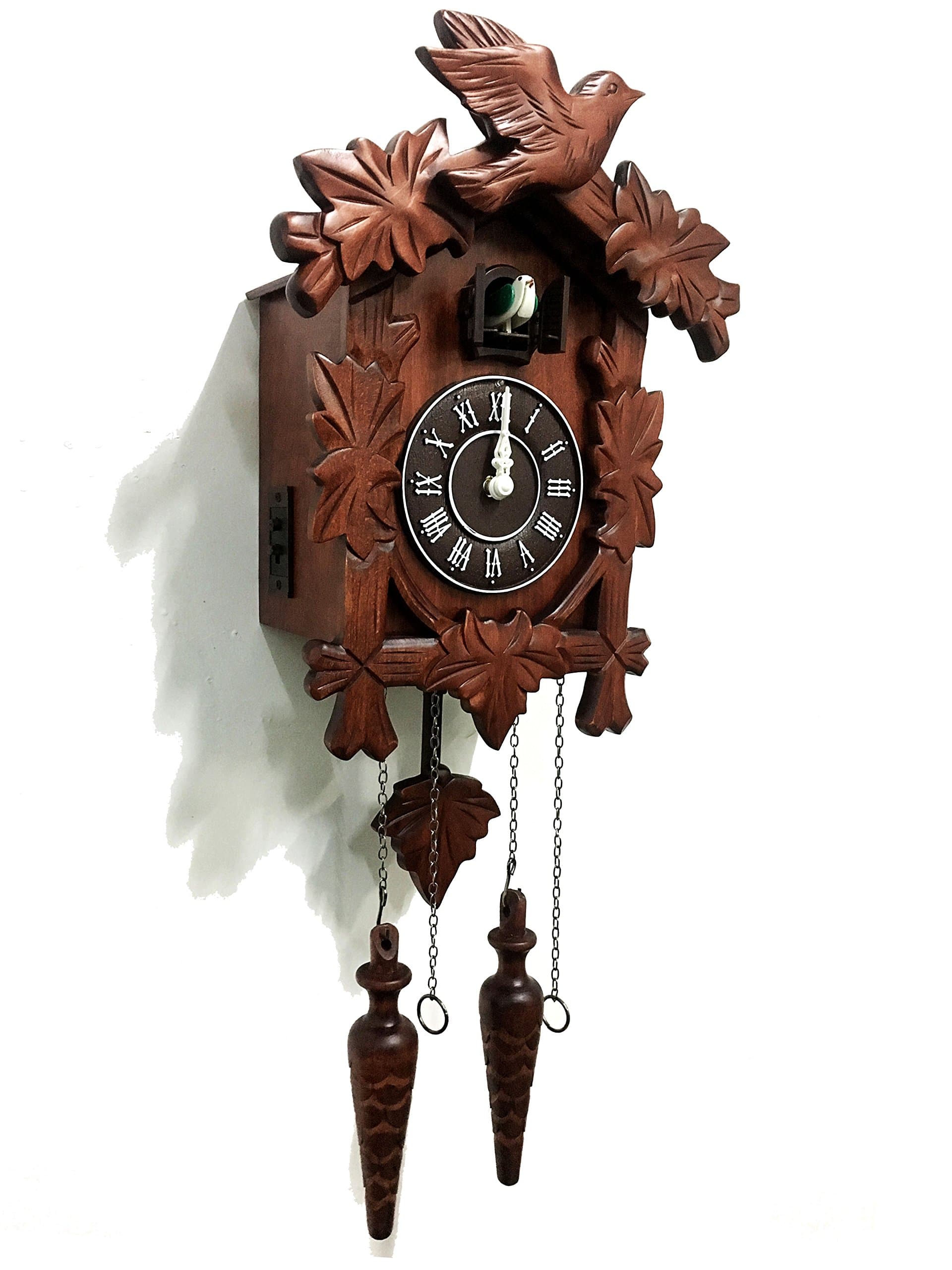 TimeMate Rylai Handcrafted Wood Cuckoo Clock