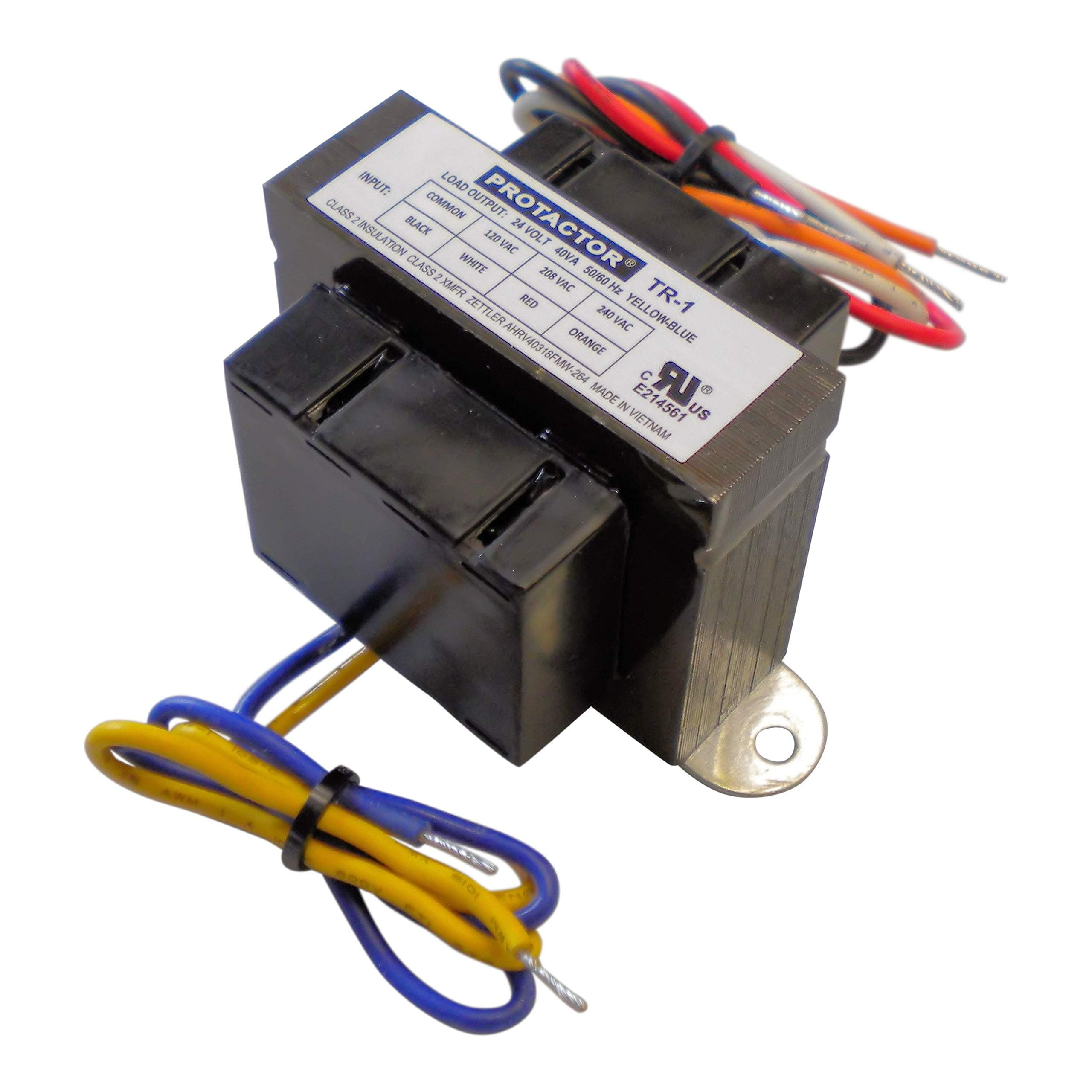 Universal Furnace Transformer 115-208-240 Volt Primary 24 Volt Secondary 40 VA