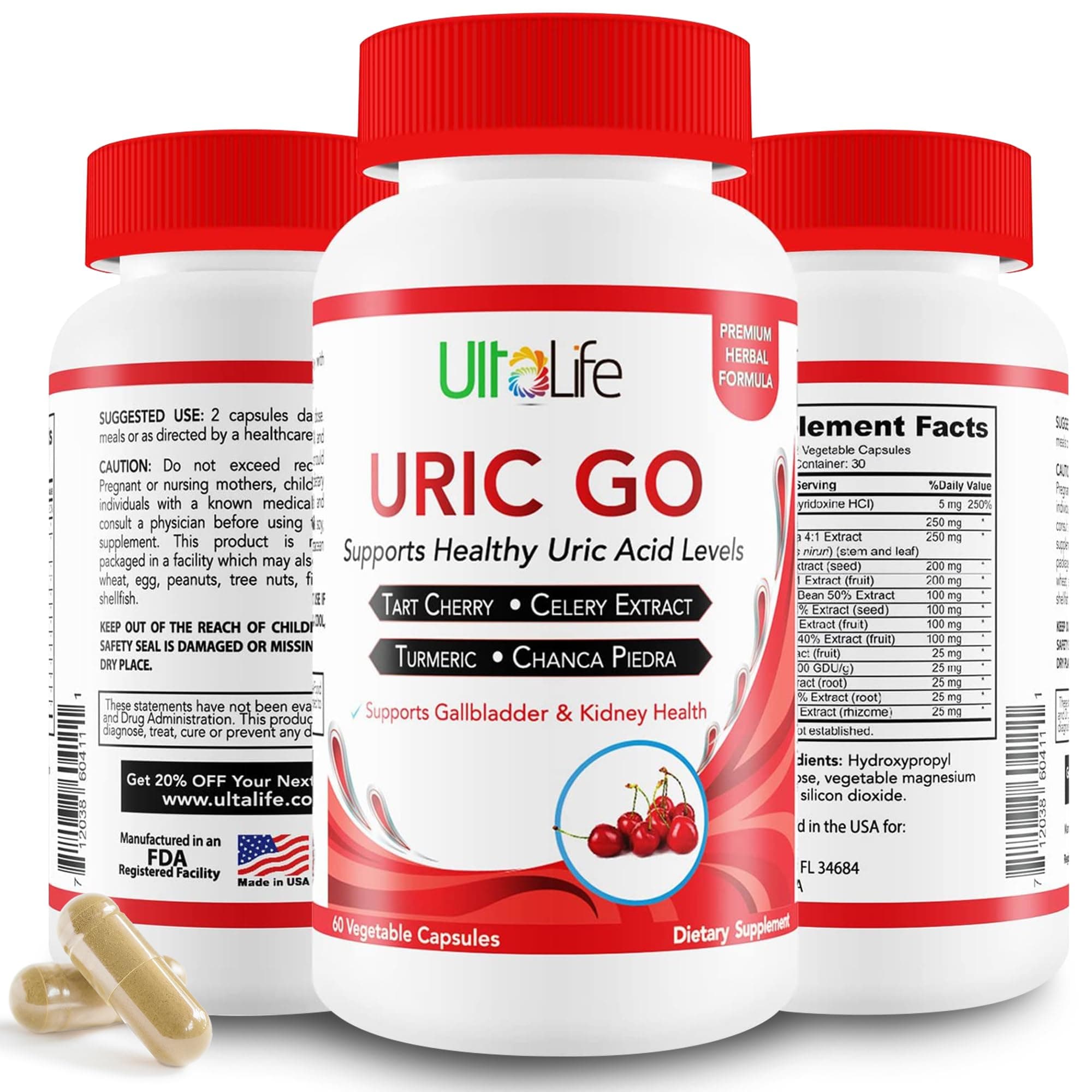 URIC GO Uric Acid Support