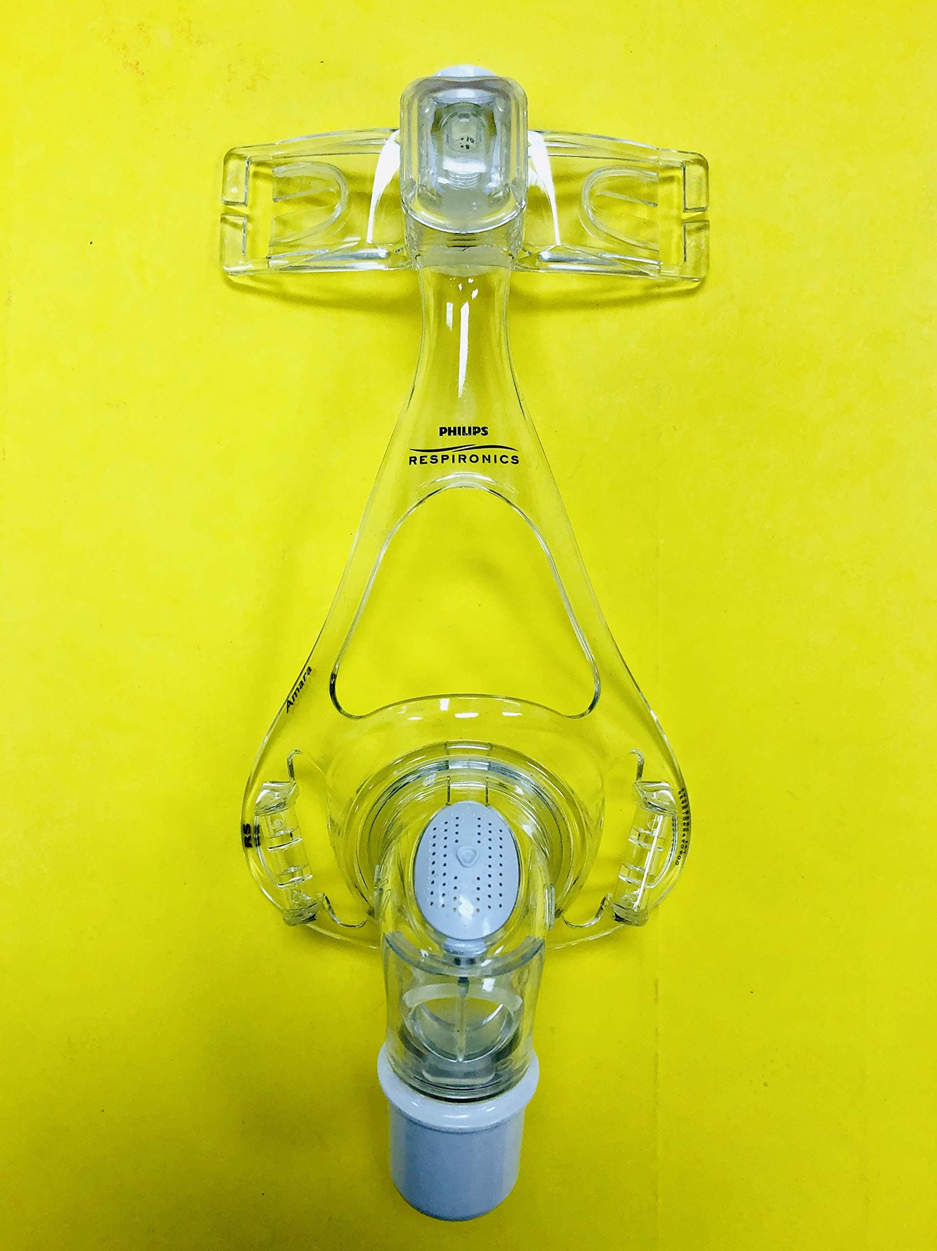 P.R. Elbow with Swivel for Amara Mask Frame-Gel and Silicon mask, as pictured