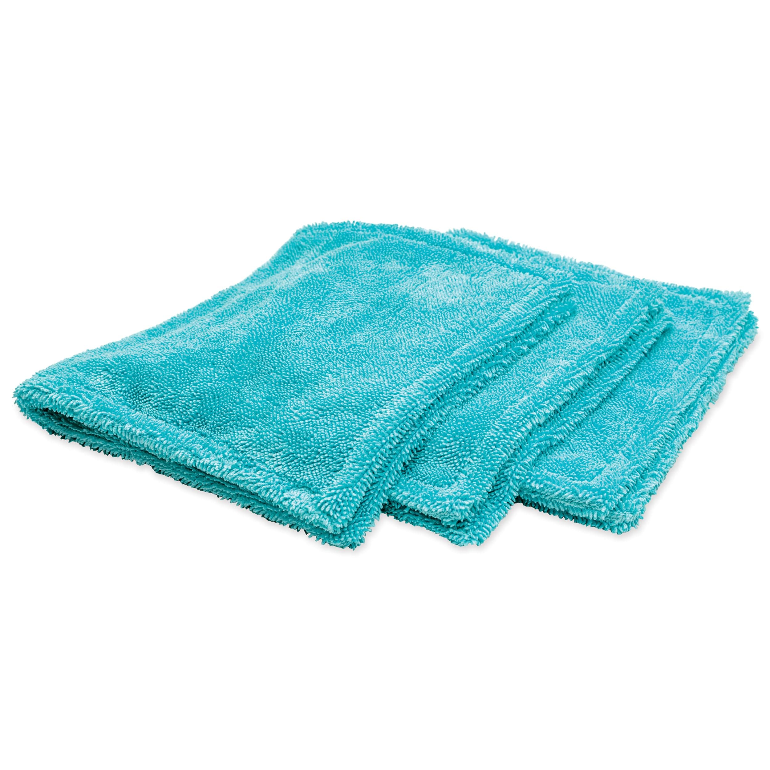 Griot's Garage PFM Edgeless Detailing Towels for Car Cleaning and Detailing, Scratch-Free, Machine-Washable, Small, 16” x 9”, Set of 3, 55527