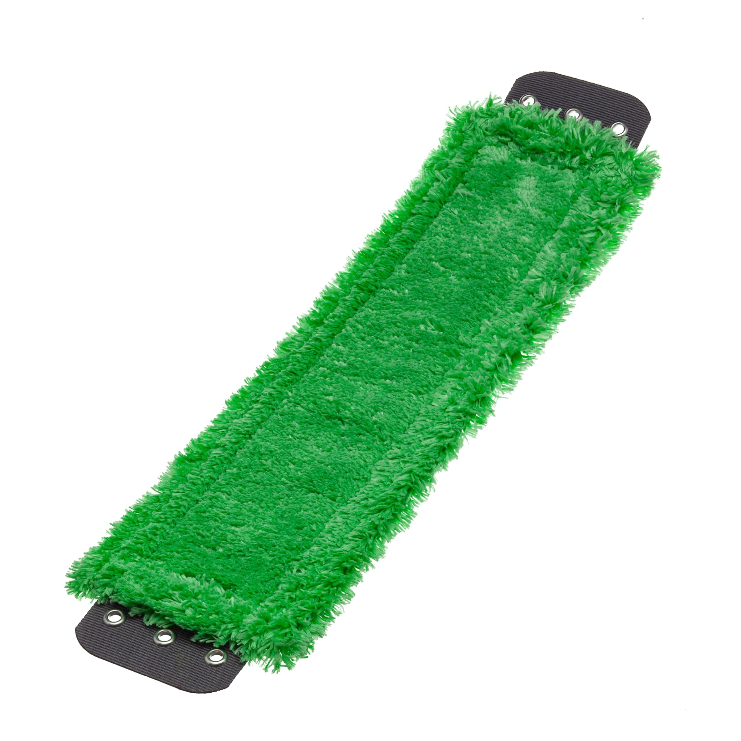Unger Commercial SmartColor MicroMop 15.0, 16" Wet Dry Microfiber Mop Pad, Reusable - Heavy-Duty Floor Cleaning for Stone & Tile Floors, Green - MM400