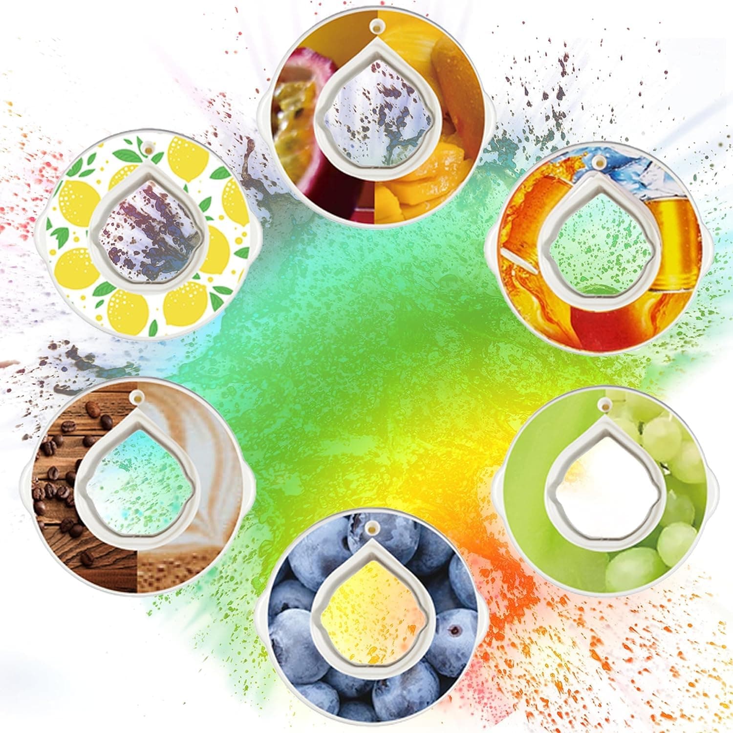 Compatible w/air up water bottle w/flavor pods，Compatible w/air up water bottle,Compatible w/airup ，Compatible w/air up bottle Suitable Gym, Running, Outdoor Sports (5 flavors)