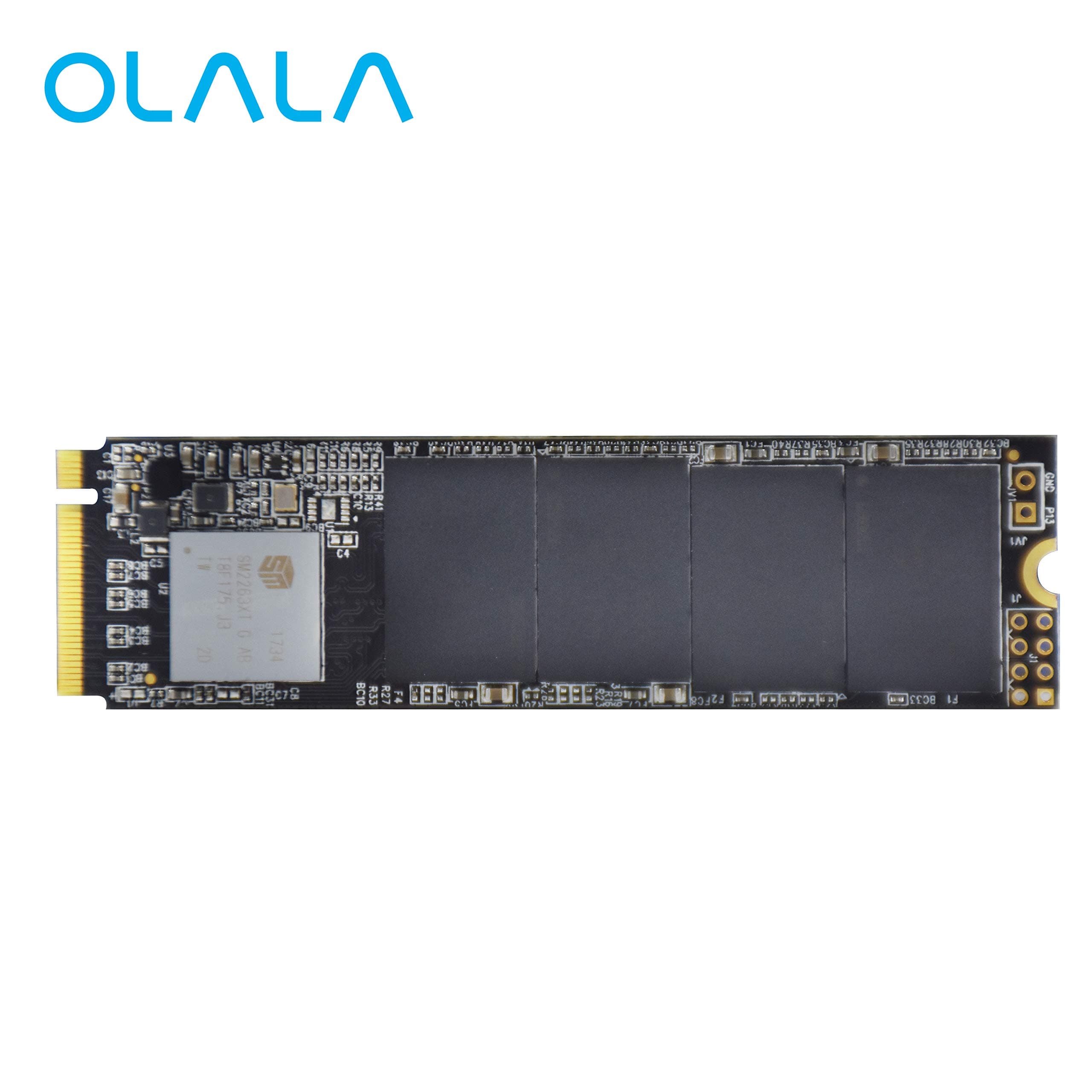 OLALA SSD N580 2.5 Inch NVMe PCIe M.2 Solid State Drive 3D NAND Internal SSD (480GB)