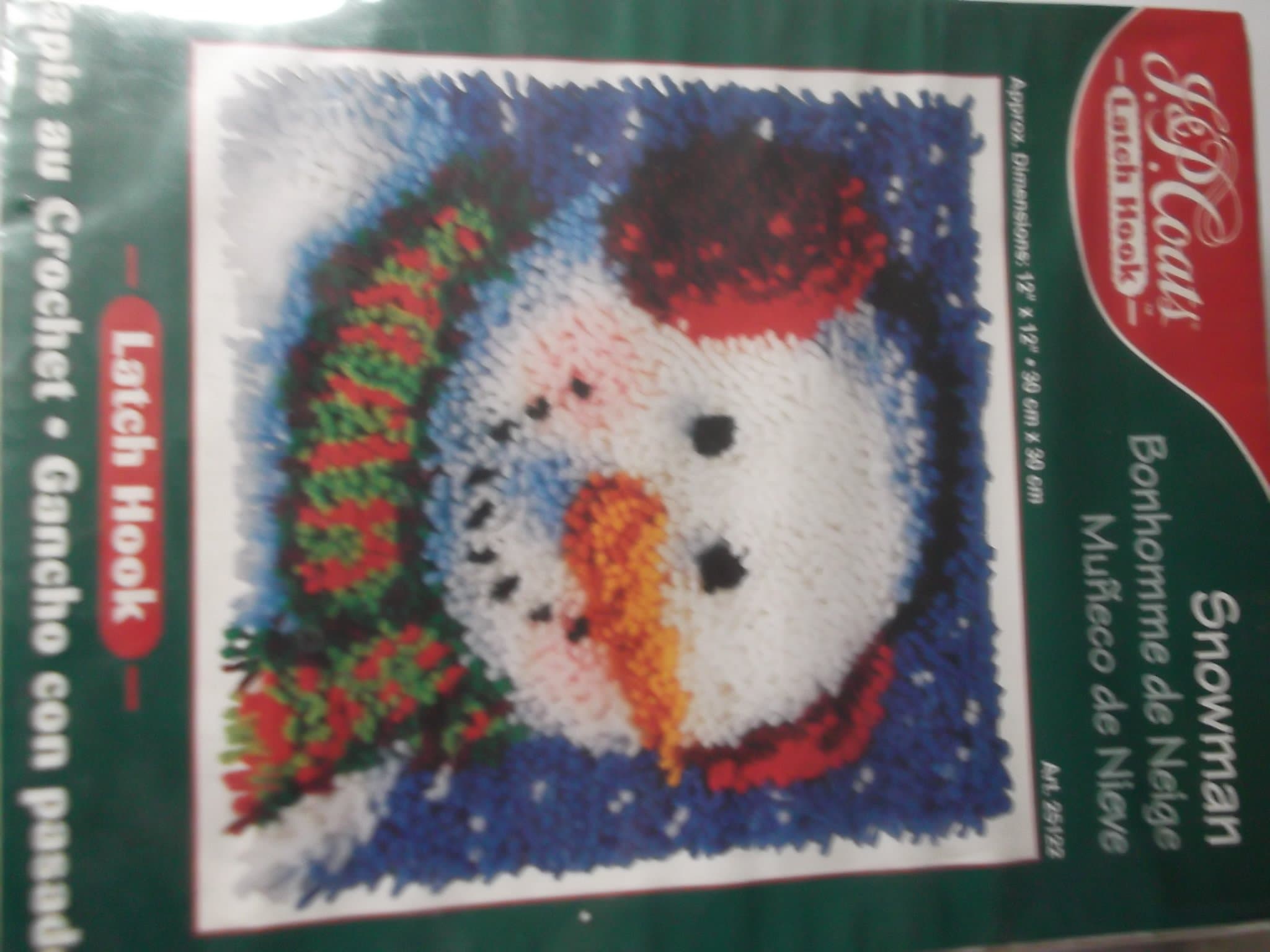 Snowman Latch Hook Kit