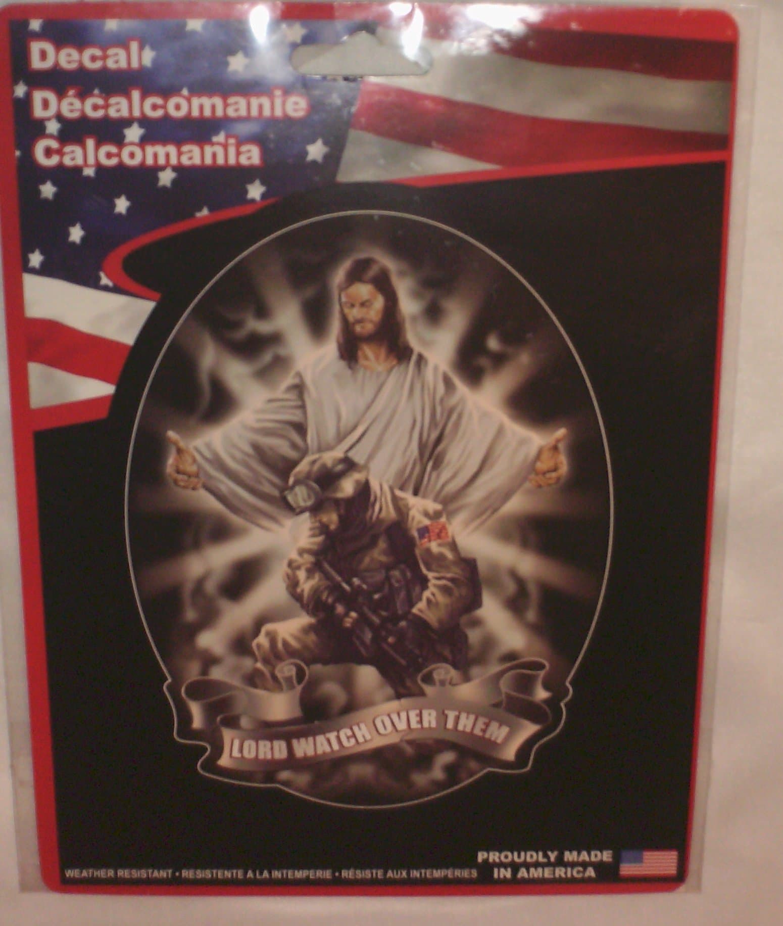 Highway Outlaw Military Lord Watch Over Them Decal Set