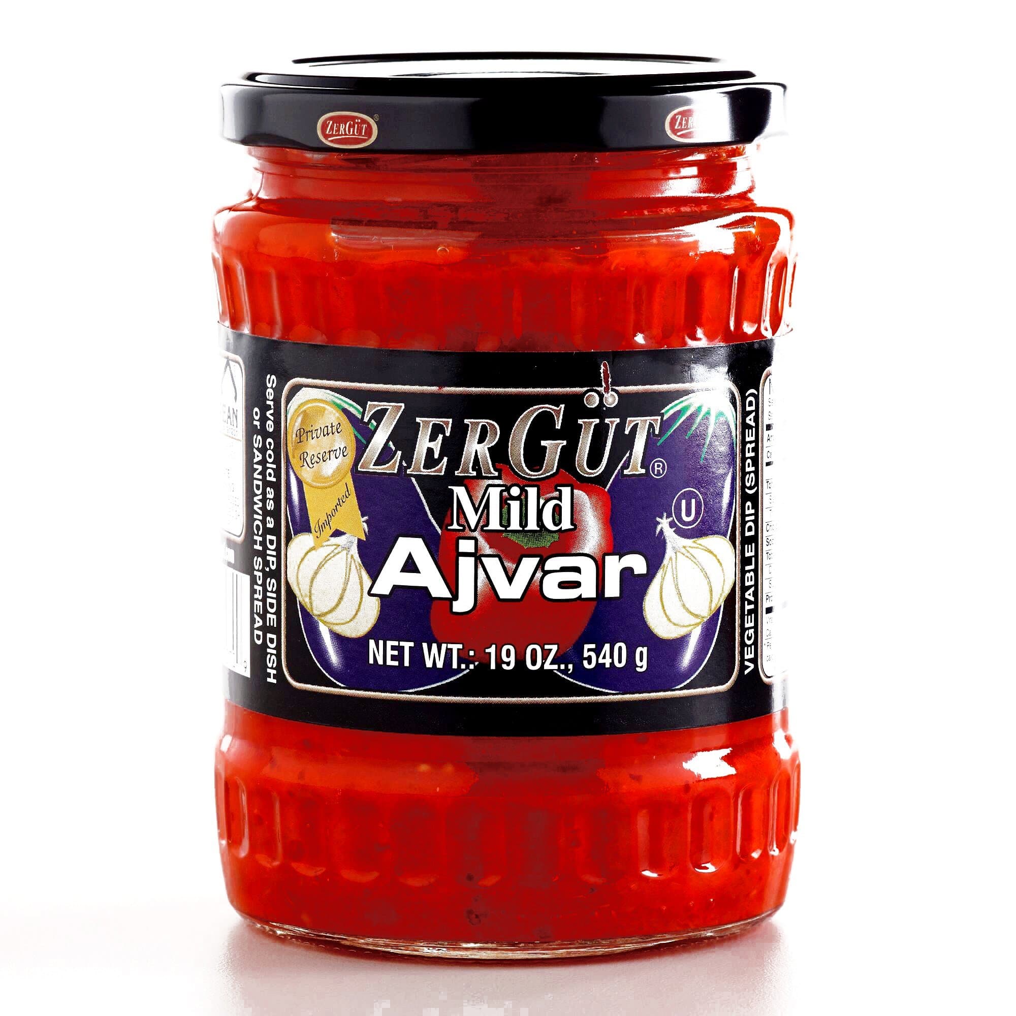 Zergut Mild Ajvar 19 oz each (1 Item Per Order)