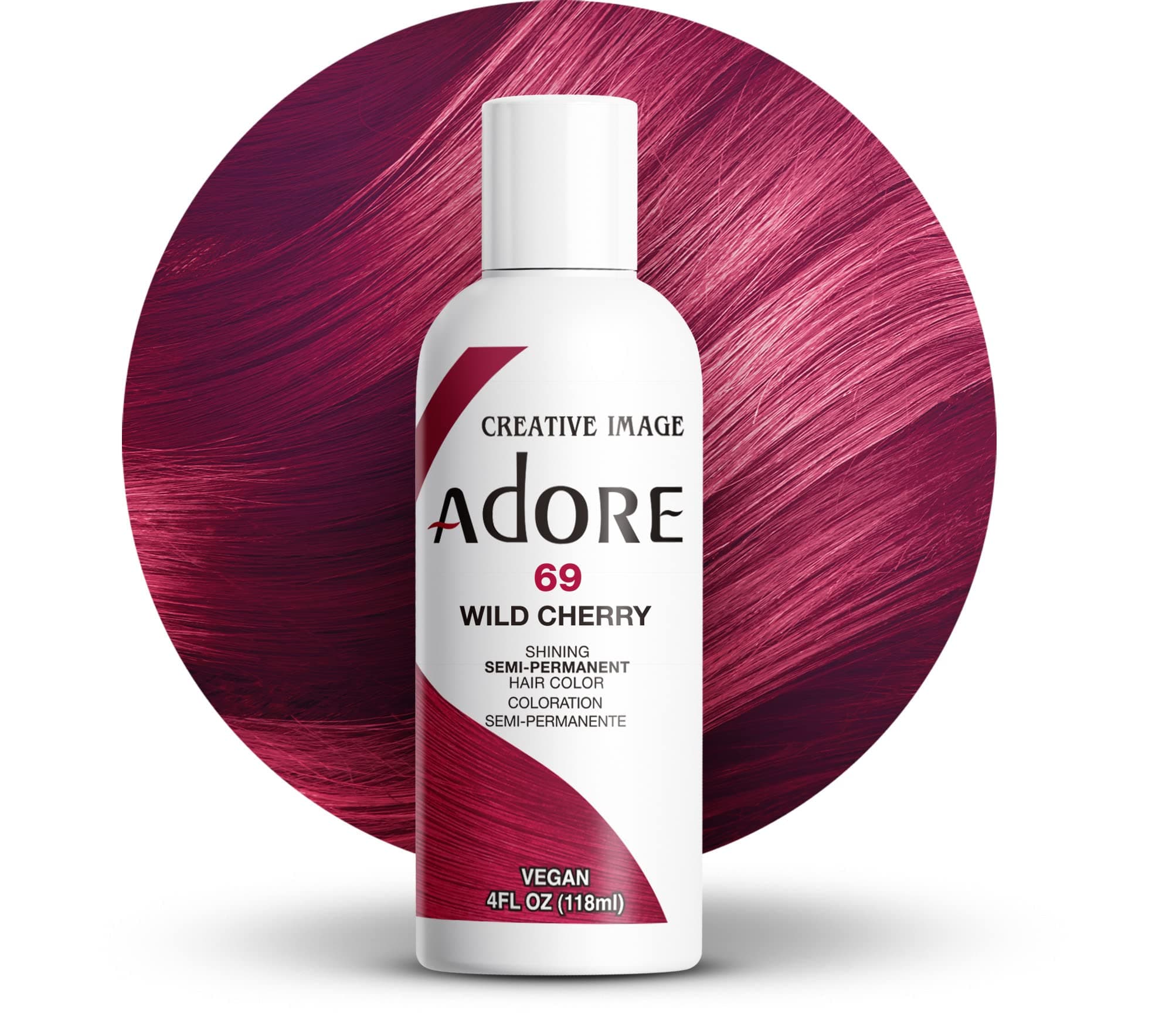Shining Semi-Permanent Hair Color - Wild Cherry - 4.5oz by Shinning Colors