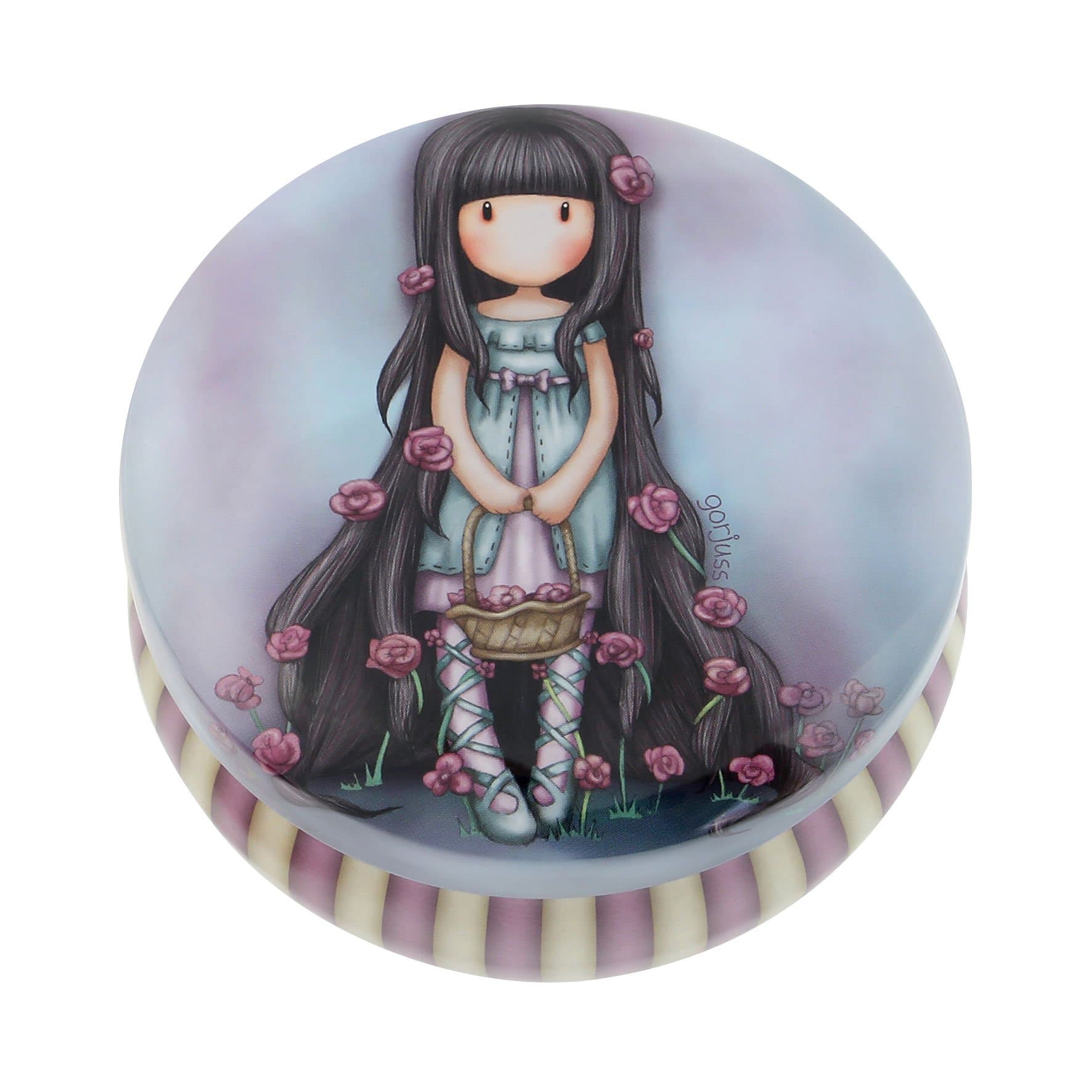 Santoro Gorjuss Trinket Tin - Rosebud 242RO