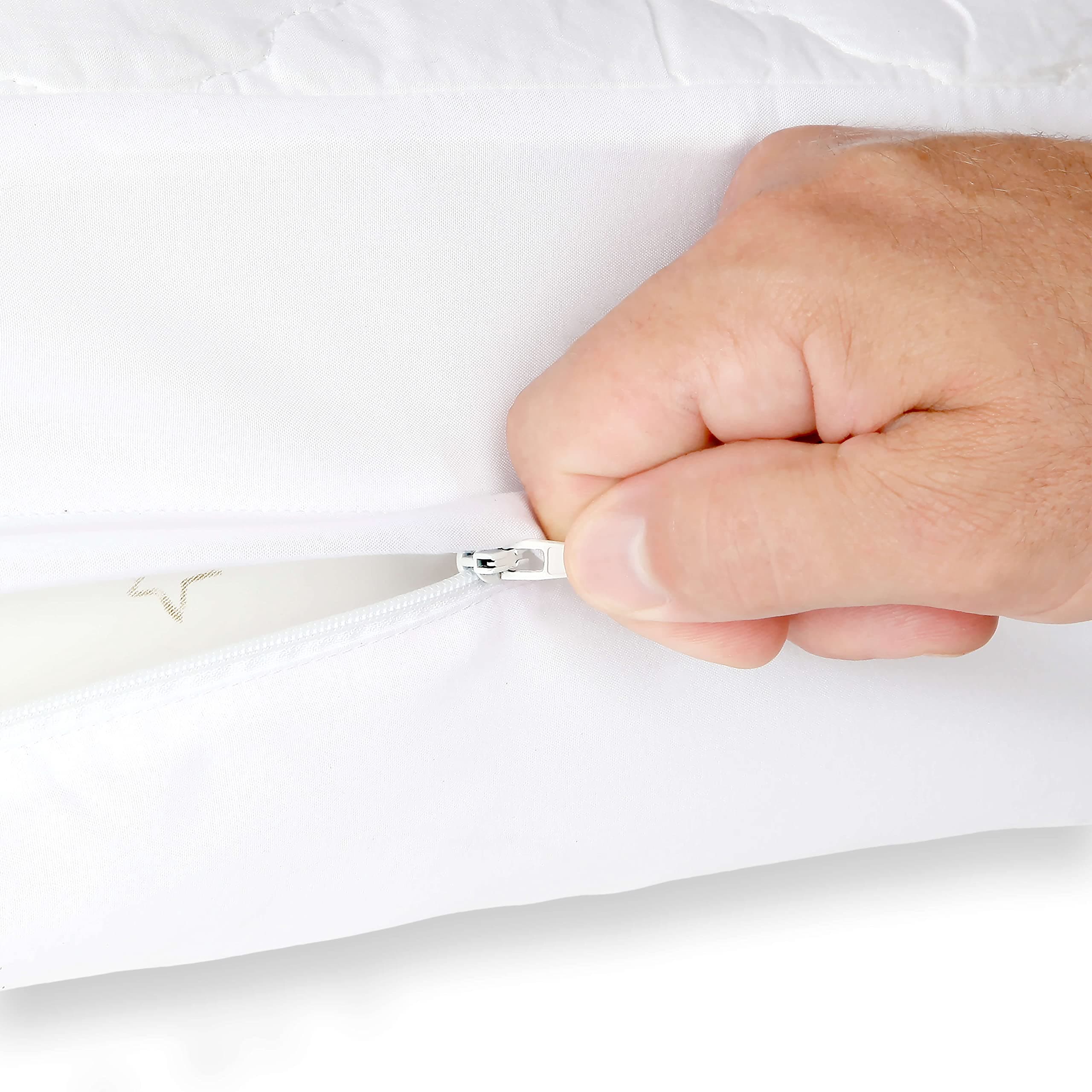 Zipper Crib Mattress Protector - Fully Encased & Waterproof Cover