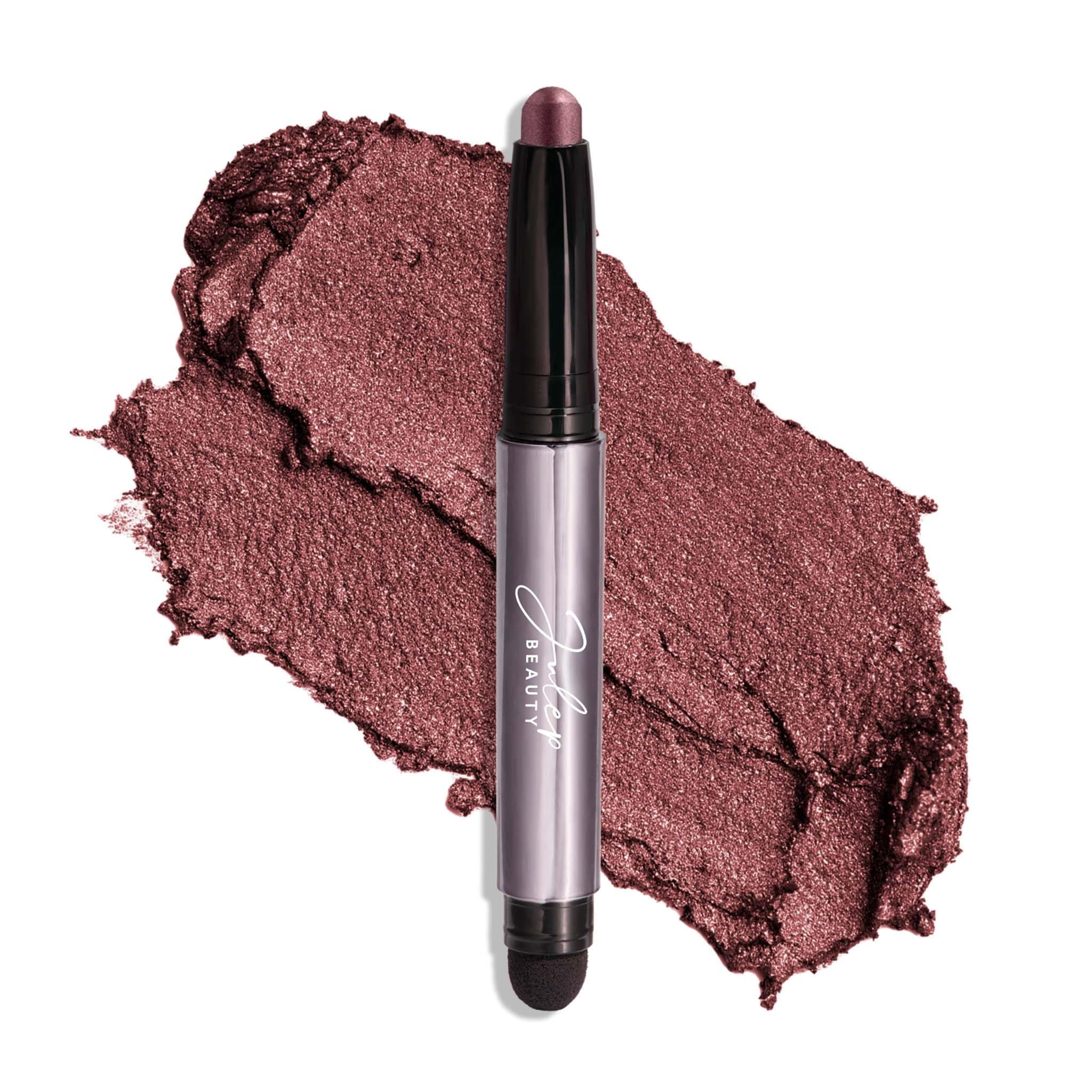 Eyeshadow 101 Cream-to-Powder Waterproof Shadow Stick – Orchid Shimmer – Long-Lasting, Crease-Proof, Soft Purple Shimmer Cream Eyeshadow with Built-in Smudger