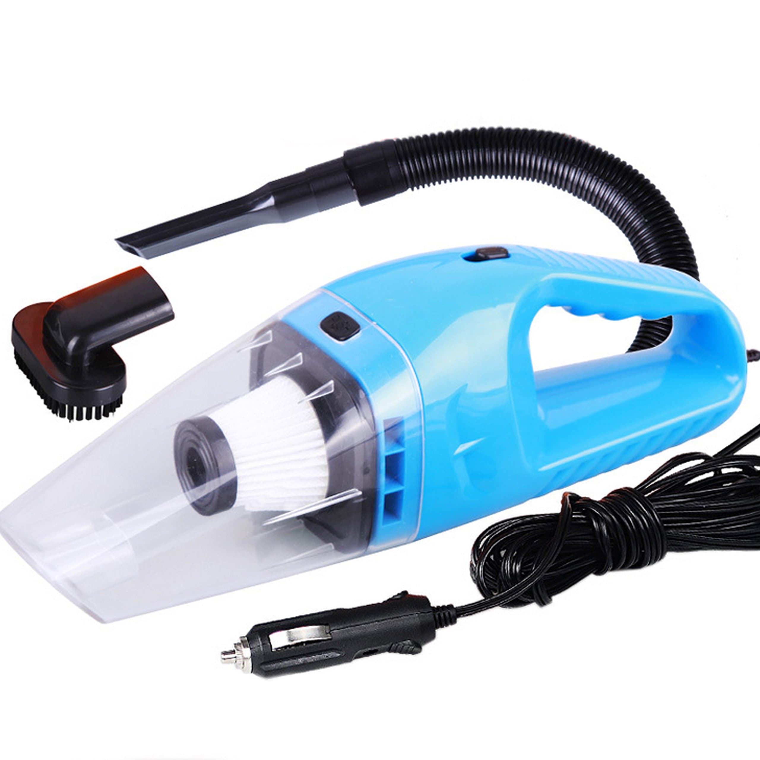 Cherni Car Vacuum Cleaner Handheld Portable 120W Mini Dirt Devil Vacuum with 16ft Power Cable (Blue)