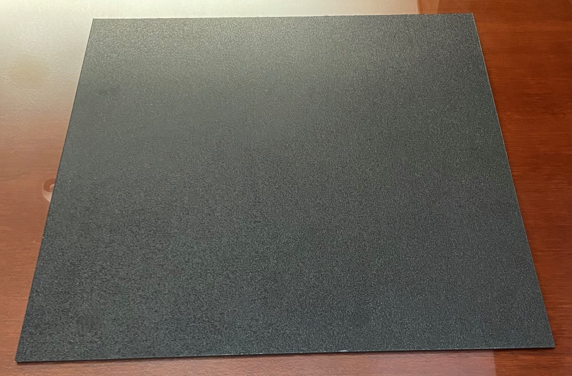 1 Black HDPE Polyethylene Plastic Sheet 24"x24"x1/8" (0.125")