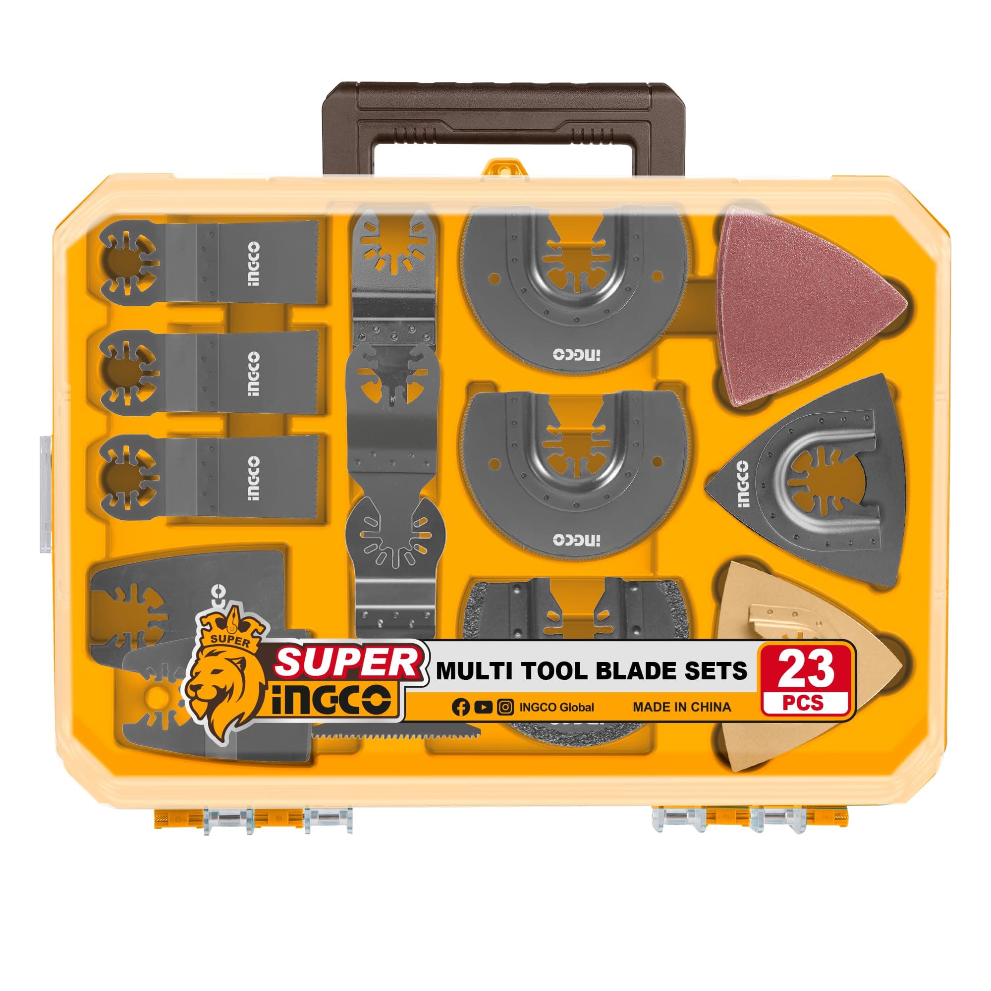 INGCO Multi tool blade set, 23 PCS, Suitable for INGCO multi-function oscillating tools