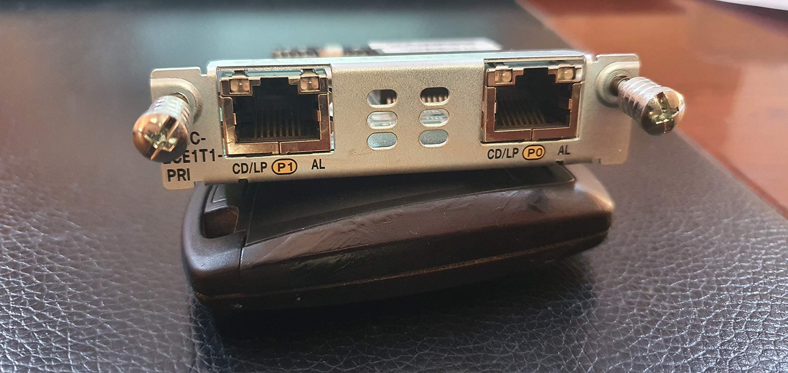 Cisco HWIC-2CE1T1-PRI 2 Port Channelized ISDN PRI HWIC Interface Card