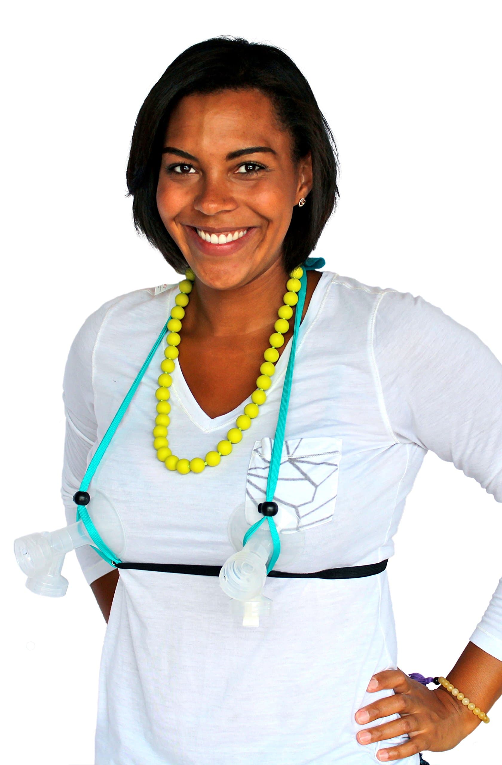 LactaMed Simplicity Hands Free Pumping Bra - Teal