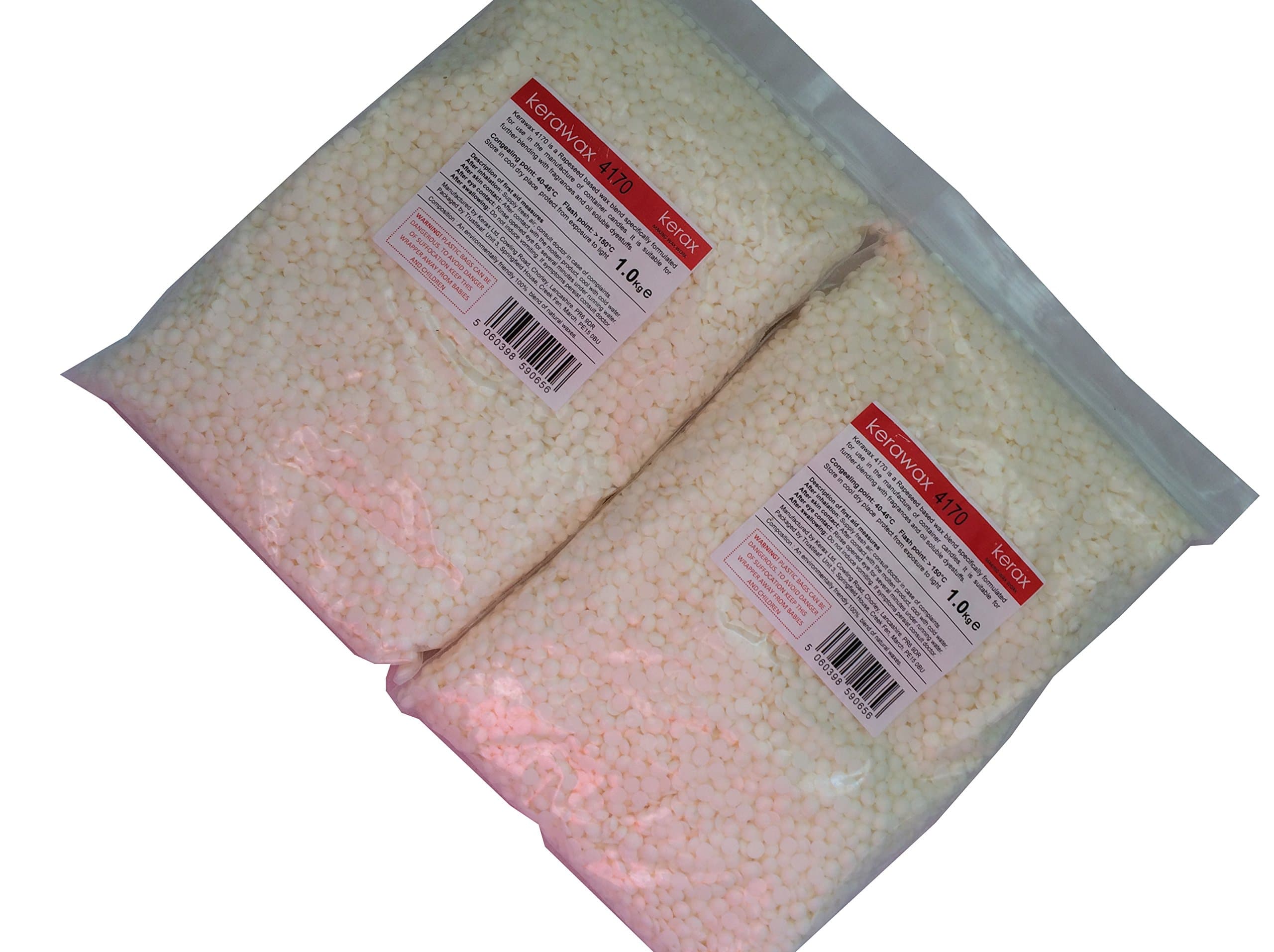 Kerawax 4170 2kg RAPESEED BASED WAX blended by KERAX for candle making/craft use