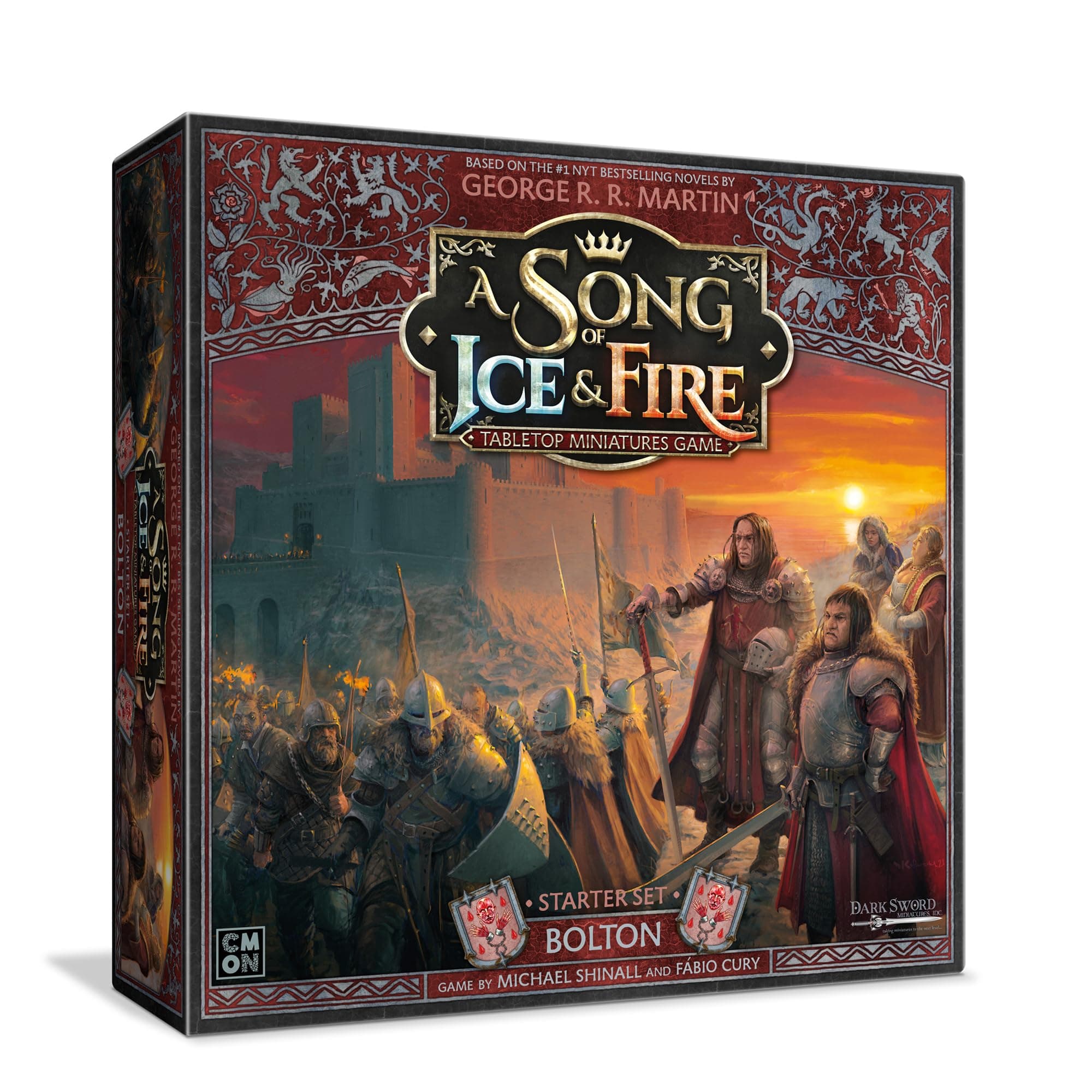 CMON A Song of Ice & Fire Tabletop Miniatures Game Bolton Starter Set - Strategy Game for Ages 14+, 2+ Players, 45-60 Minute Playtime, Made