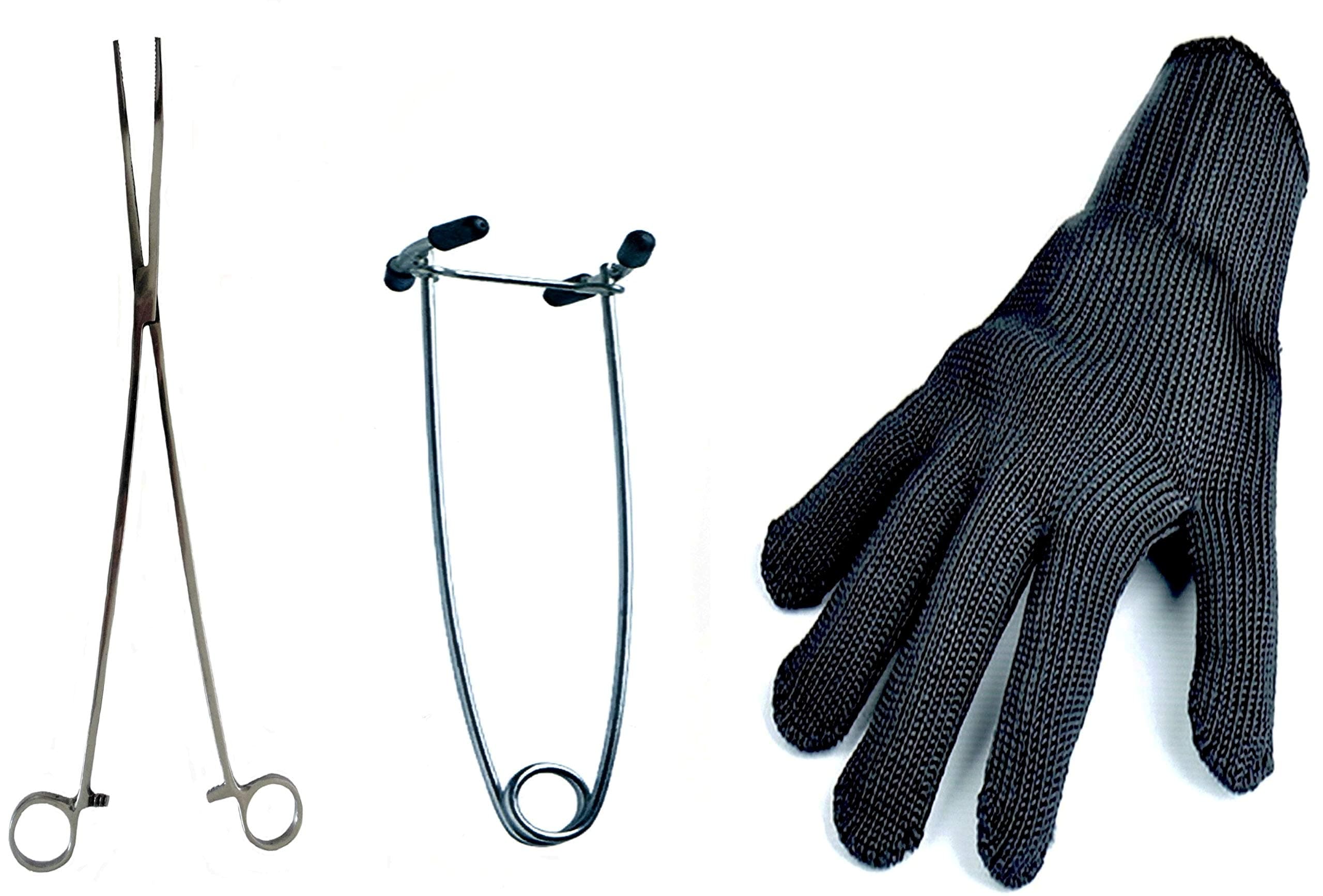 JD SAMTIN PIKE UNHOOKING KIT (12" FORCEPS, PIKE GAG AND FILLET/PIKE GLOVE)