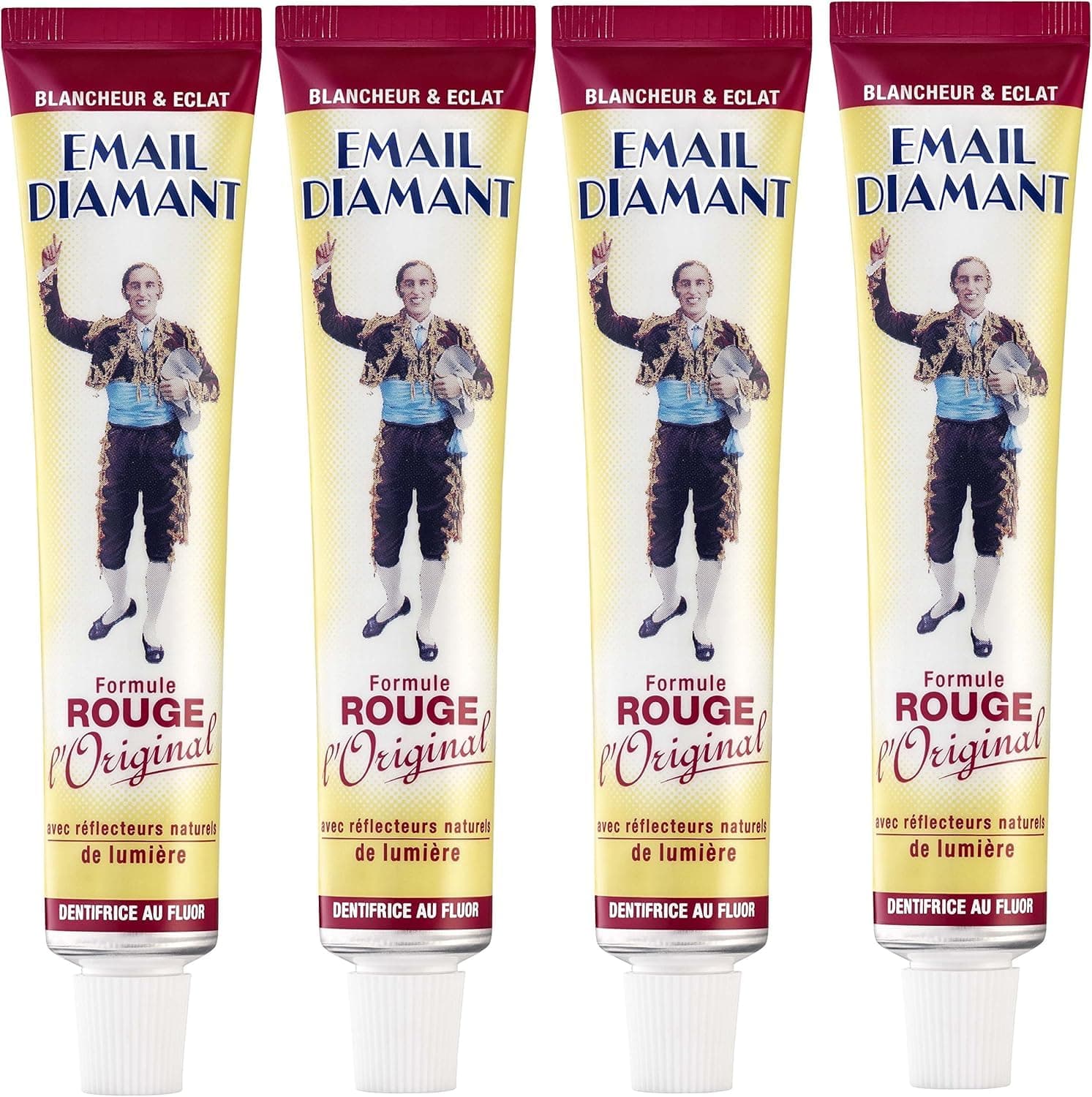 email diamant Toothpaste Formula red The Original 75 ml - Set of 4