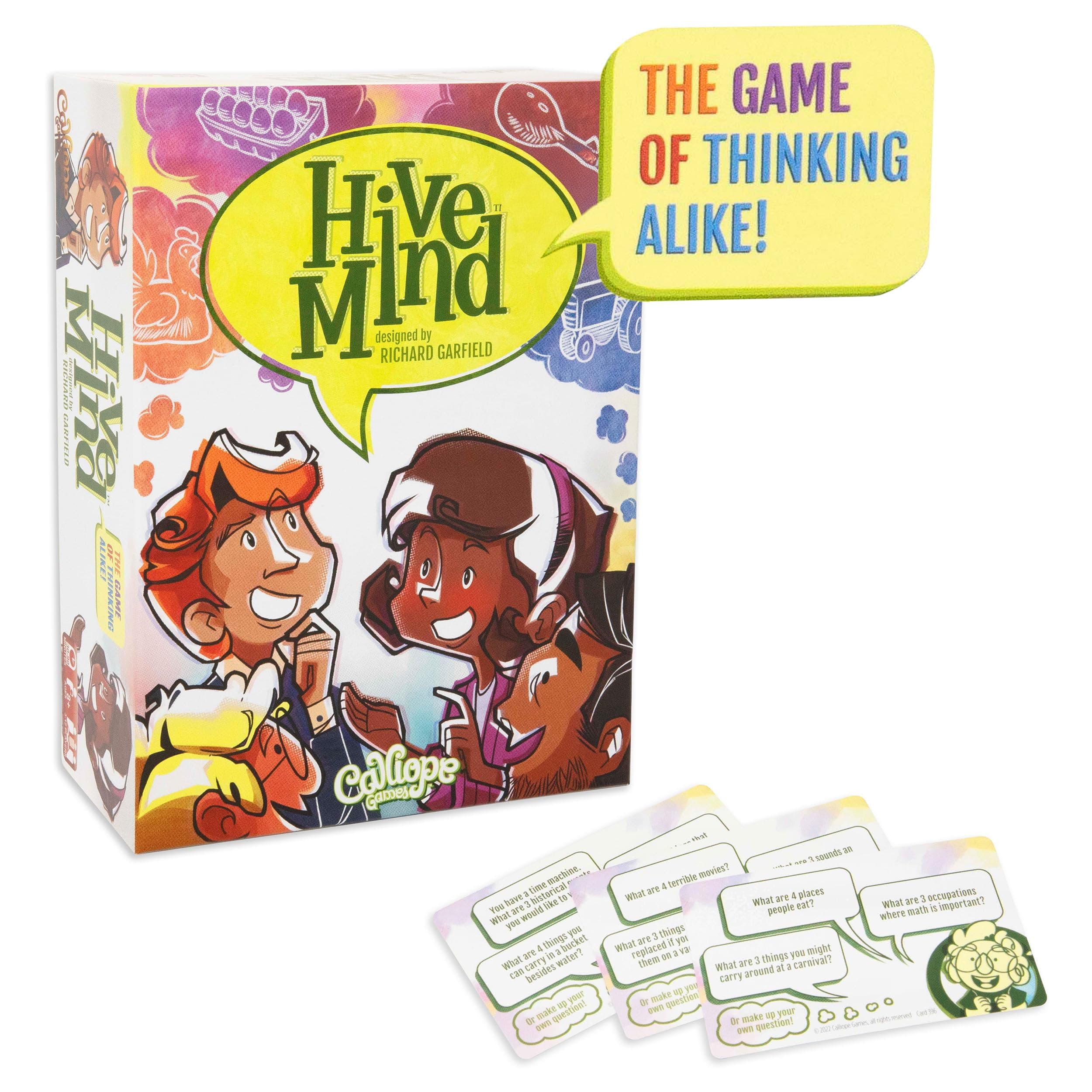 - Hive Mind by Calliope How Well Do You Think Alike Fun Kids Games 8-12 3+ Players Activities for Families and Adults Ages 8+