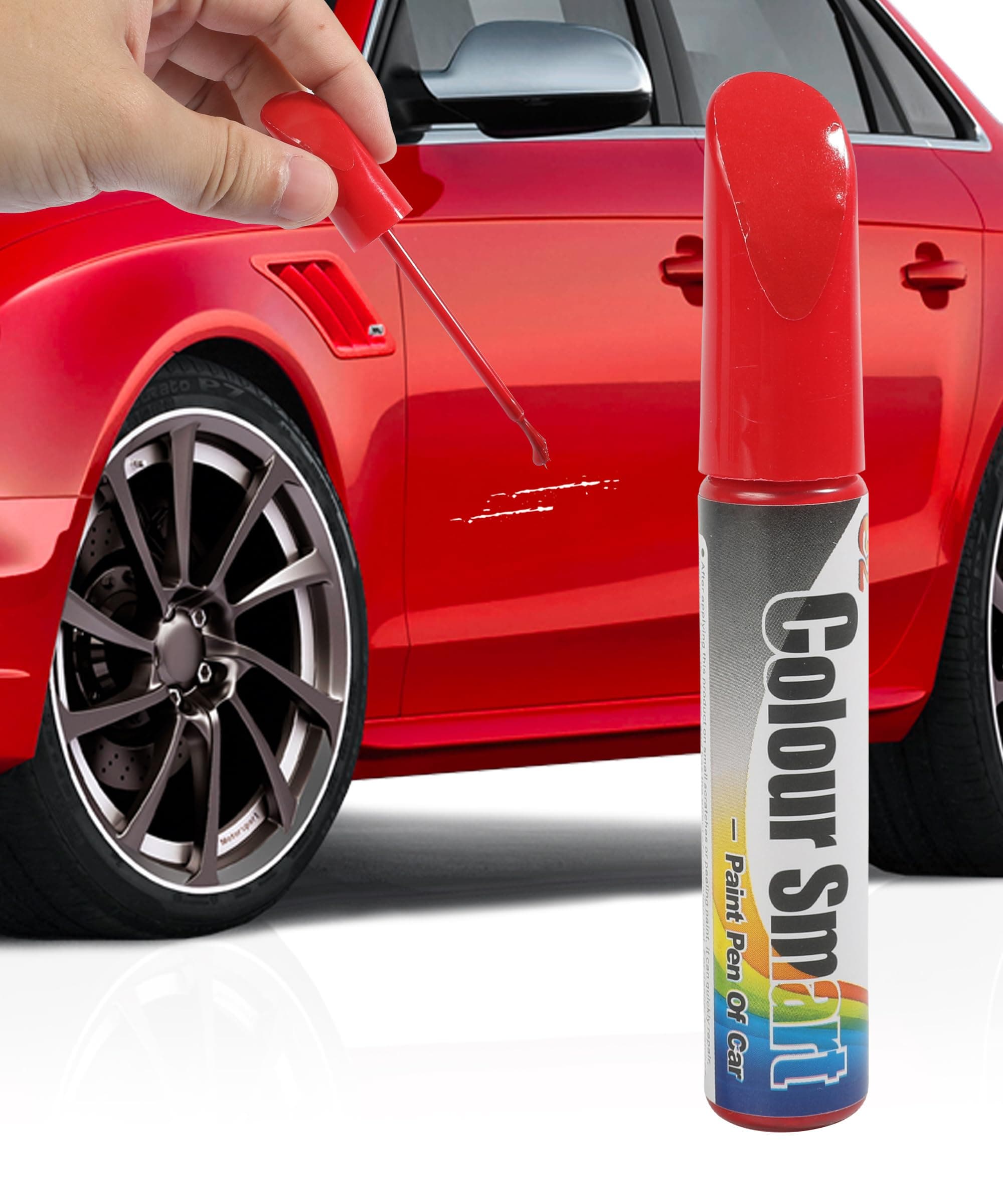 Car Scratch Remover,Car Paint Scratch Repair,Car Scratch Remover Pen,Car Accessories Car Pro Mending Car Remover Scratch Repair Paint Pen,Touch Up Paint for Cars Paint Scratch Repair (Red)