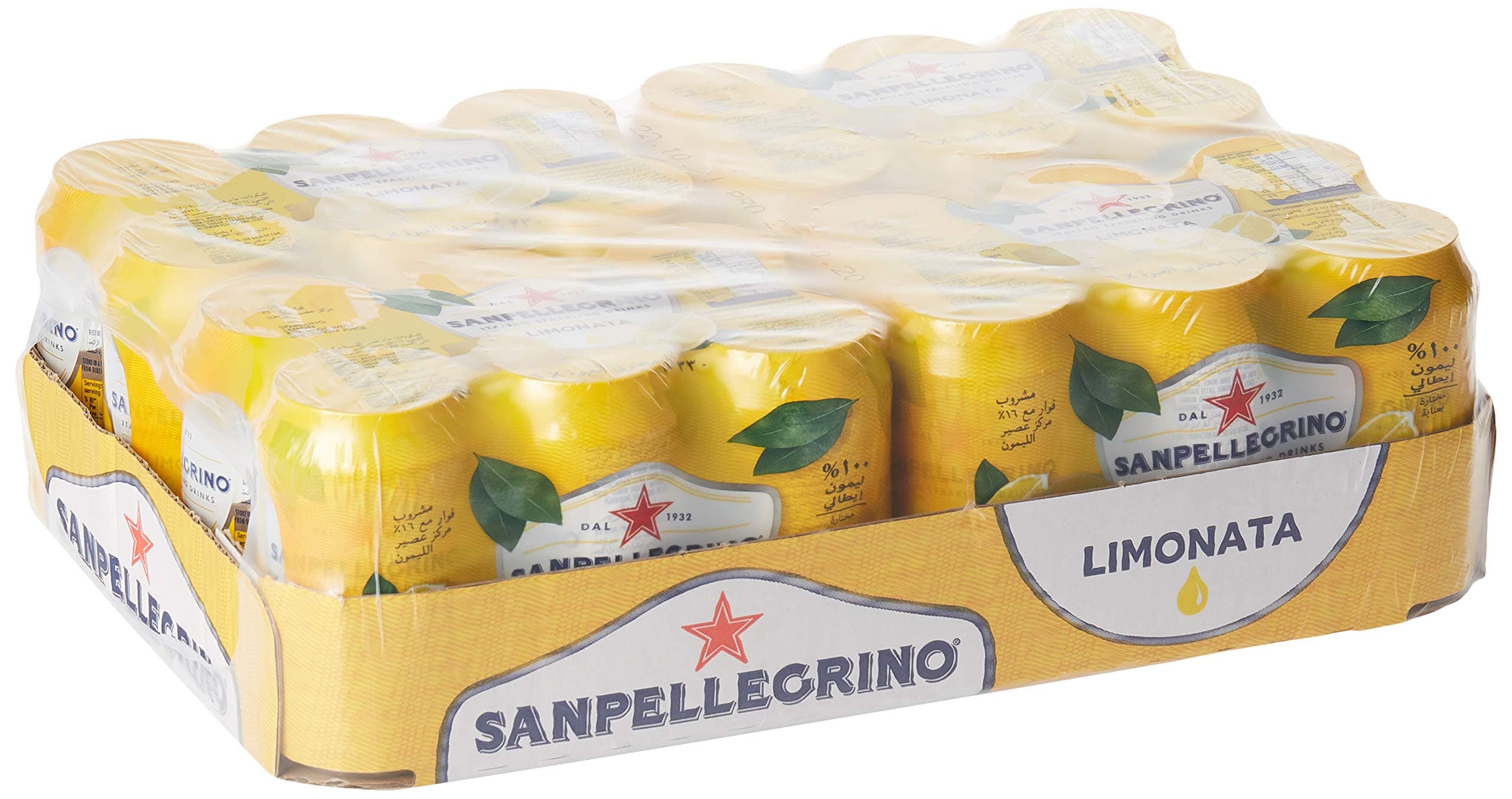 San Pellegrino Limonata Italian Sparkling Drink (Pack of 24)