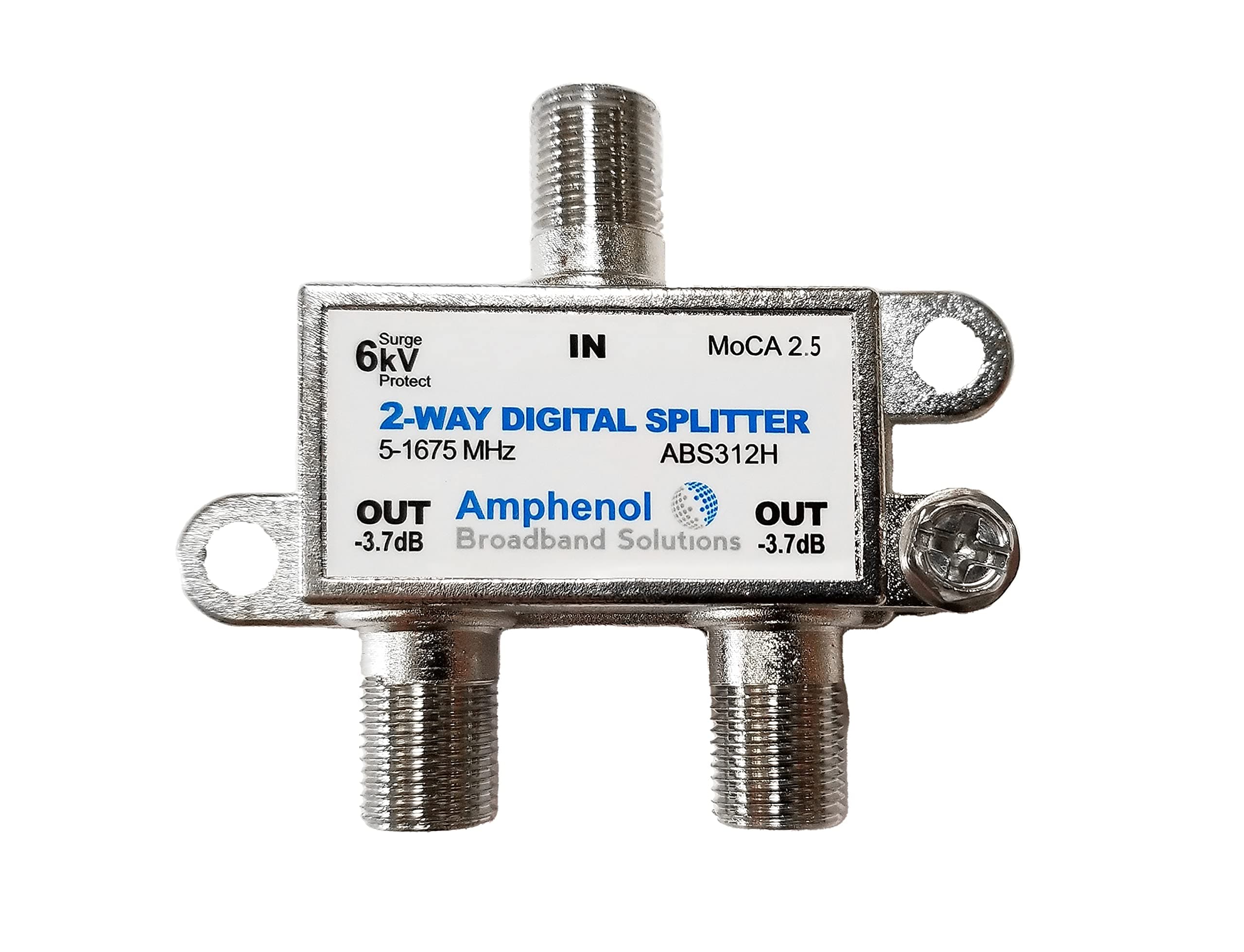 Amphenol MoCA 2.0 ABS312H 2-Way Digital Splitter