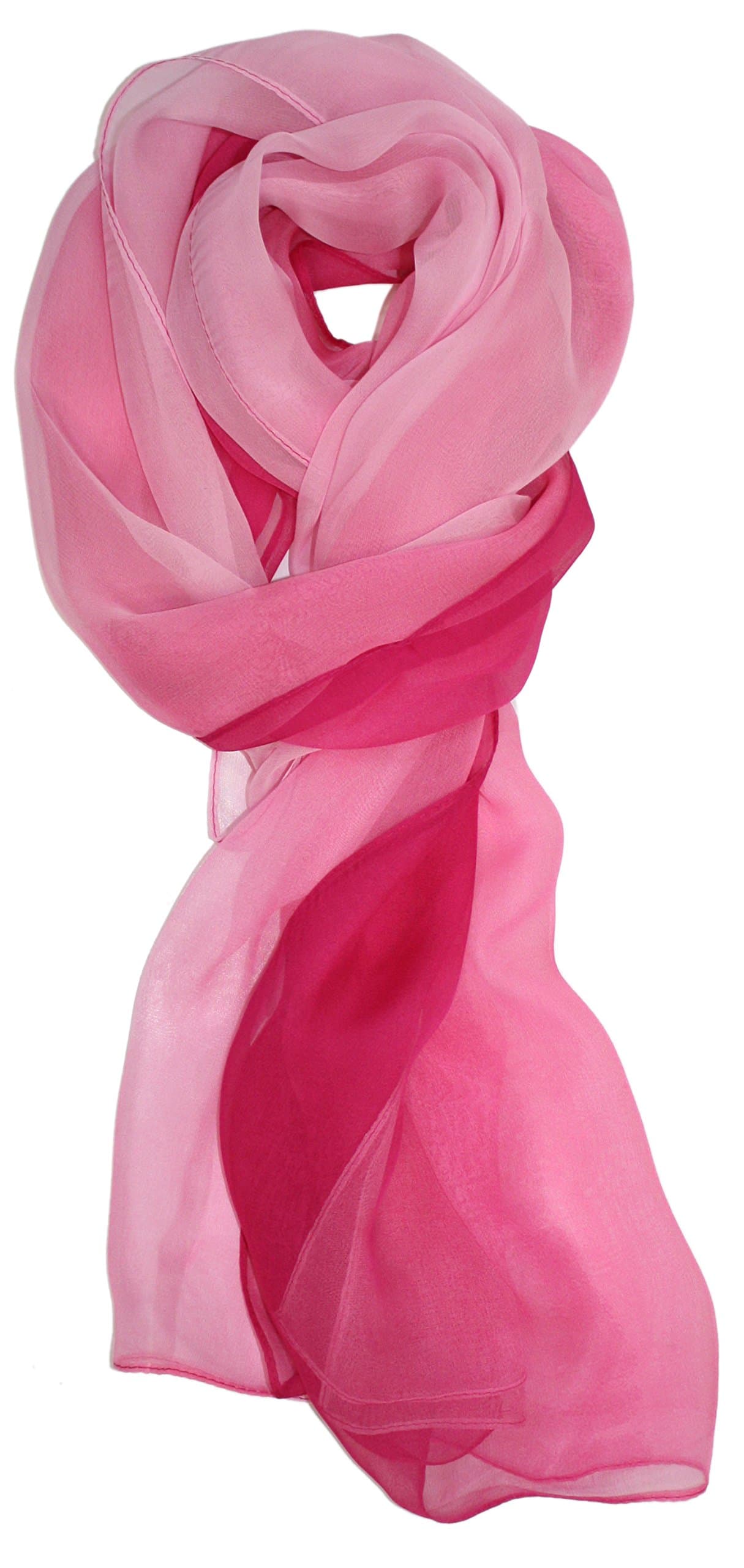 Ted and JackTed and Jack - Silk Ombre Lightweight Accent Scarf (Pink Ombre)