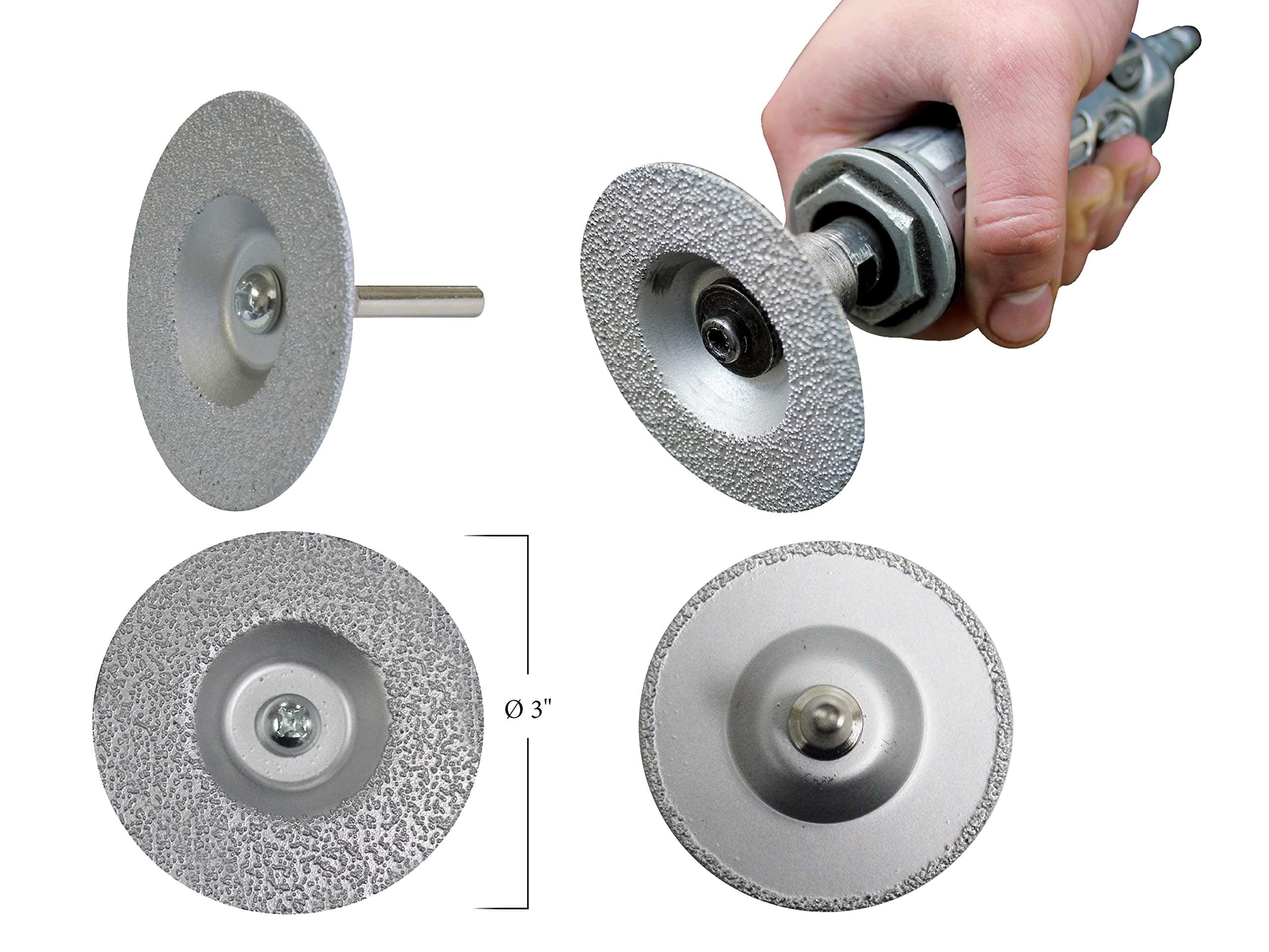 Innovative Products Of America - 3 3-In-1 Diamond Grinding Wheel (8151), One Size